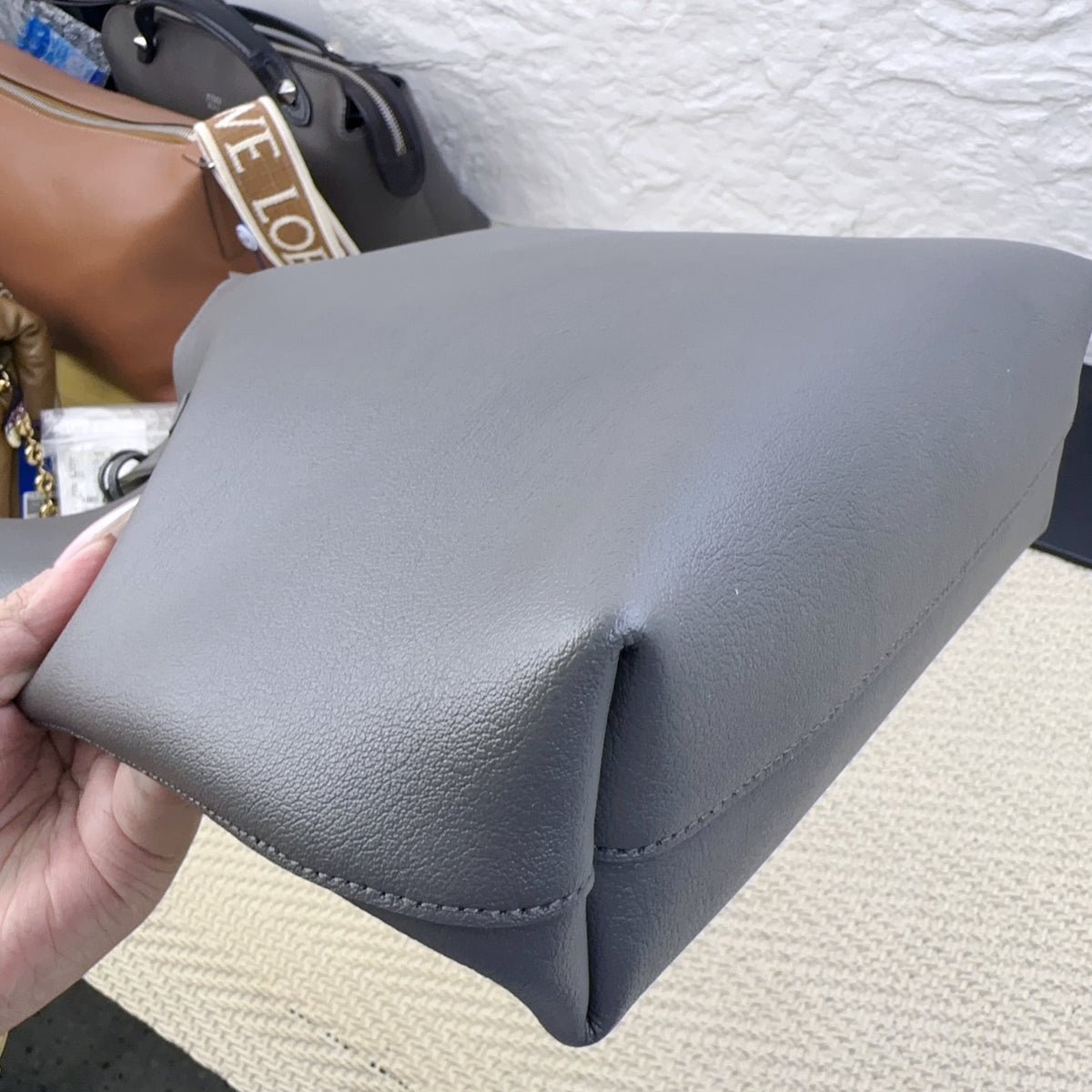 Saint Laurent - Bold - Leather - Grey - (small)