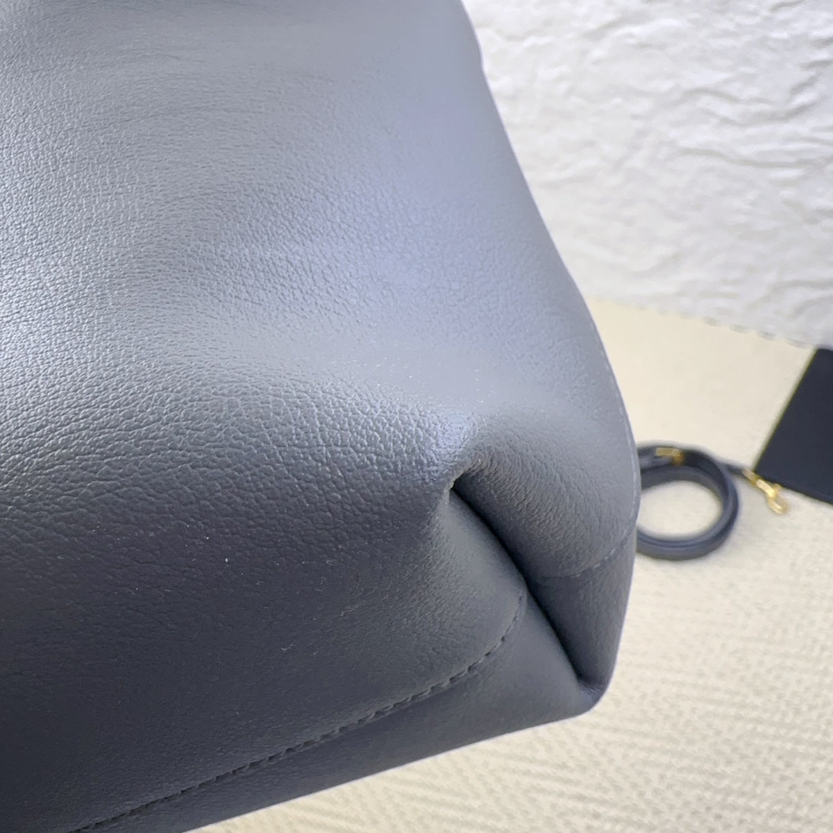 Saint Laurent - Bold - Leather - Grey - (small)