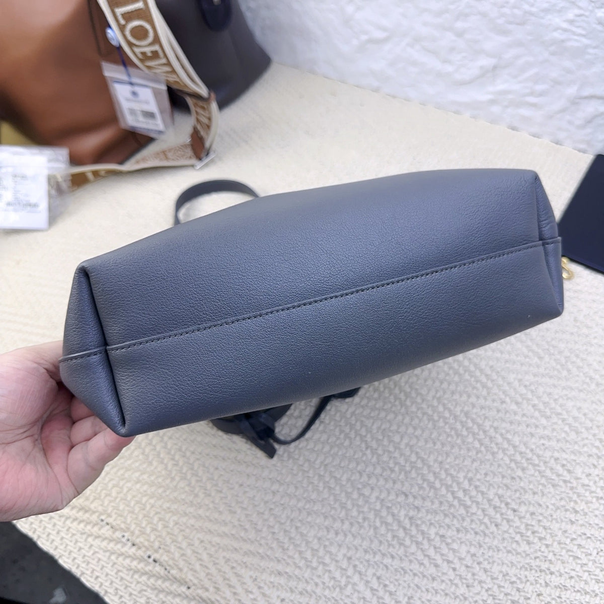 Saint Laurent - Bold - Leather - Grey - (small)