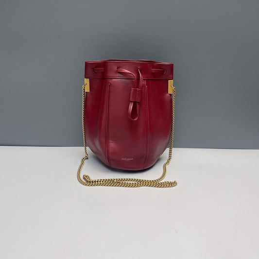 Saint Laurent - Bucket Bag - Leather - Red - (Medium)