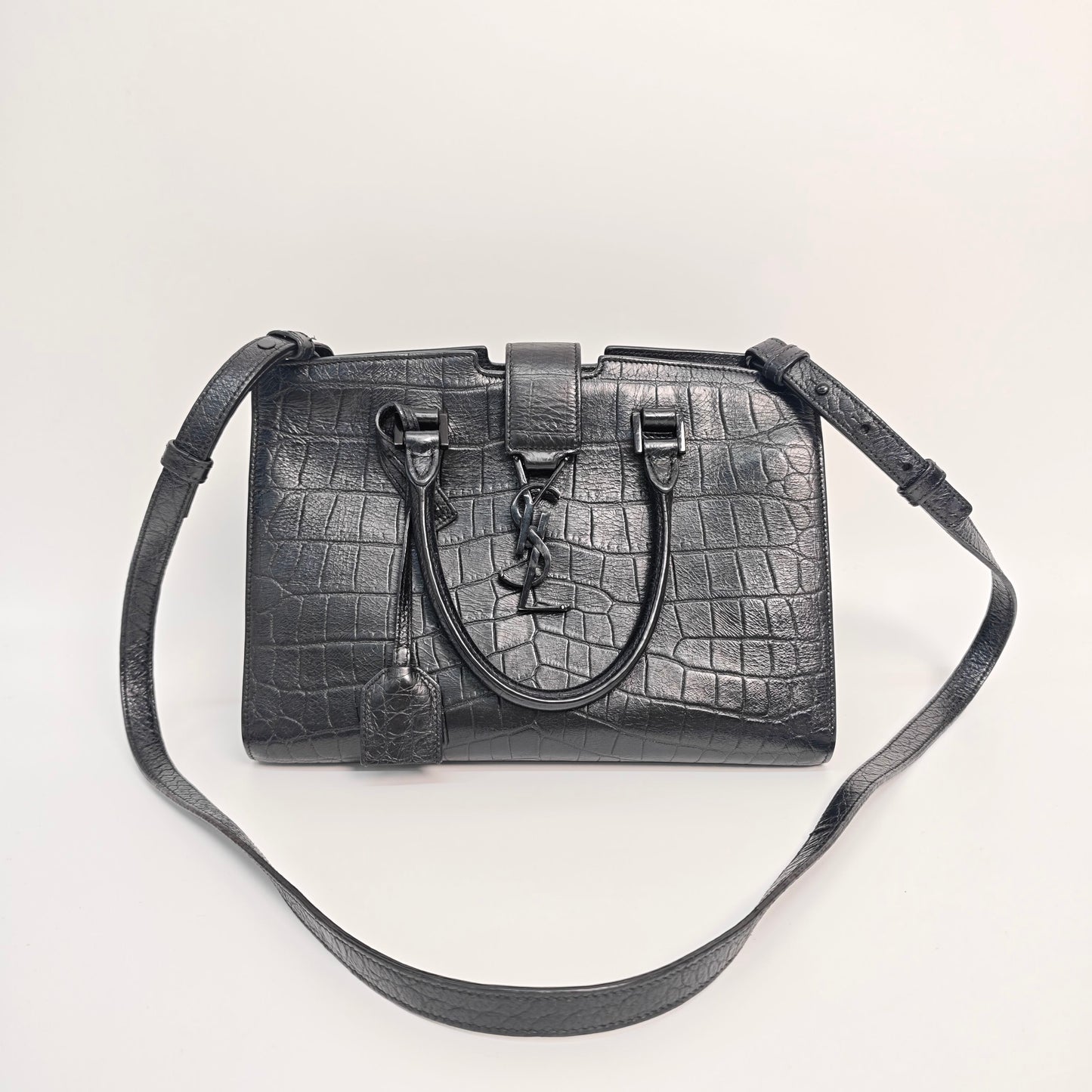 Saint Laurent - Cabas - Leather - Black - (medium)