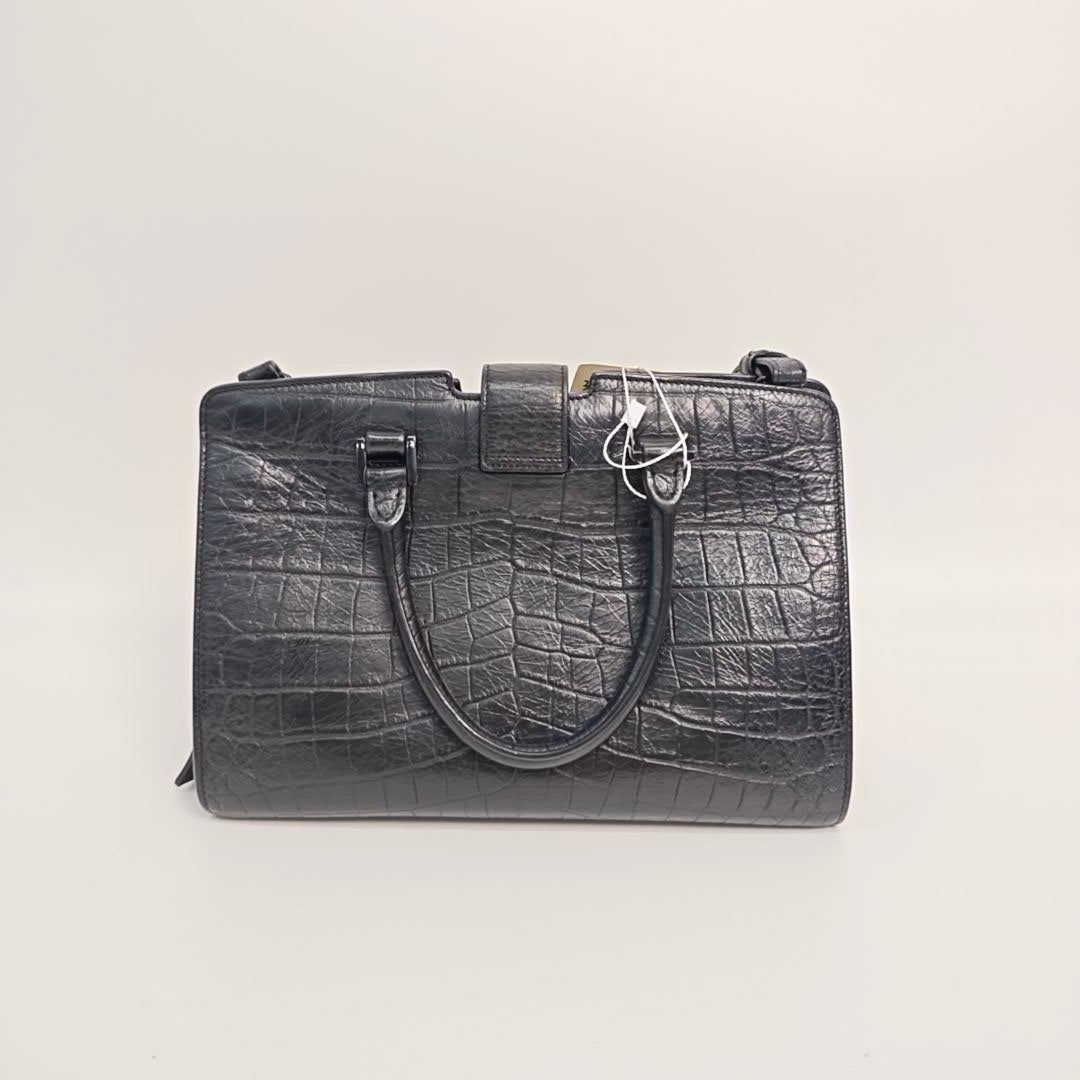 Saint Laurent - Cabas - Leather - Black - (medium)