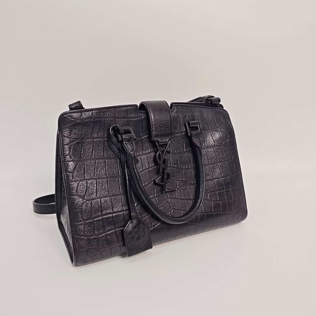 Saint Laurent - Cabas - Leather - Black - (medium)
