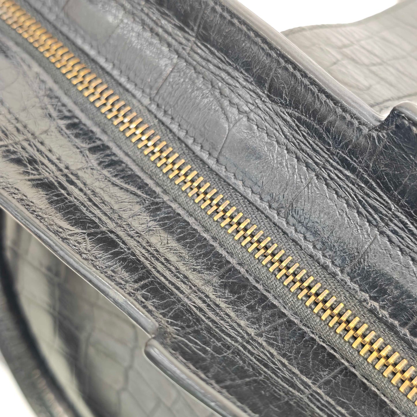 Saint Laurent - Cabas - Leather - Black - (medium)