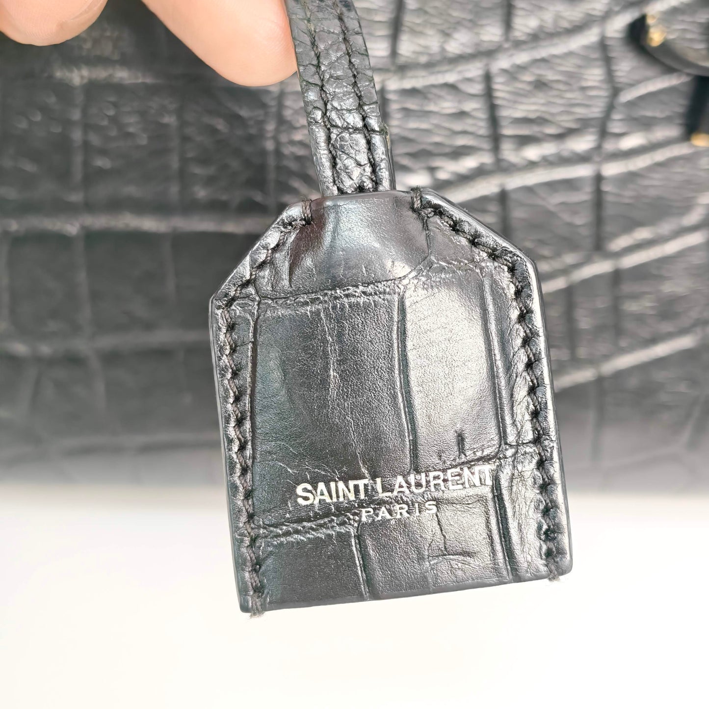 Saint Laurent - Cabas - Leather - Black - (medium)