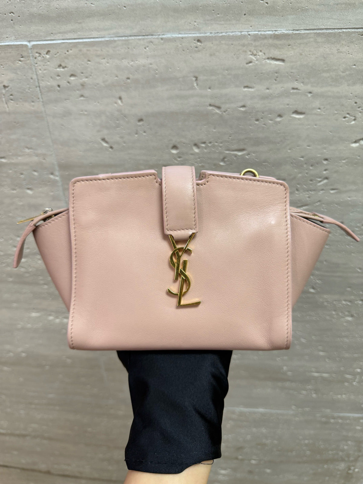 Saint Laurent - Cabas Mini - Leather - Pink - (mini)
