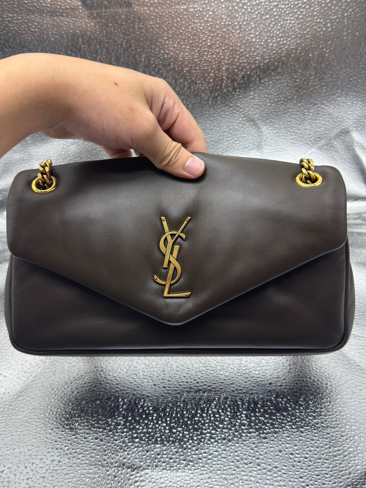 Saint Laurent - Calypso - Leather - Brown - (Small)
