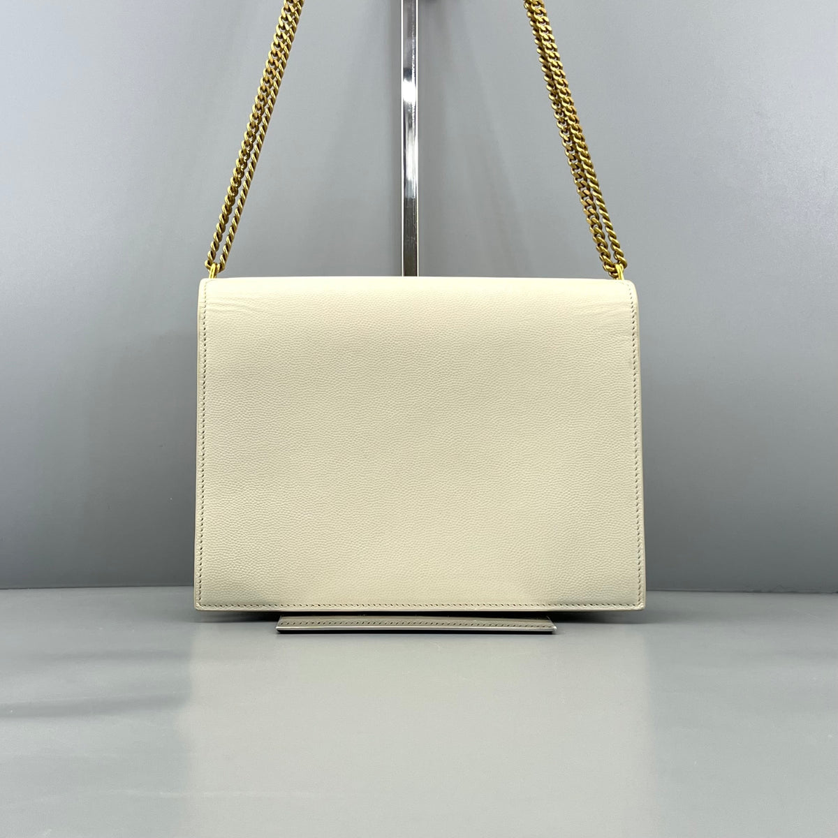 Saint Laurent - Cassandra Envelope Bag - Leather - White - (mini)
