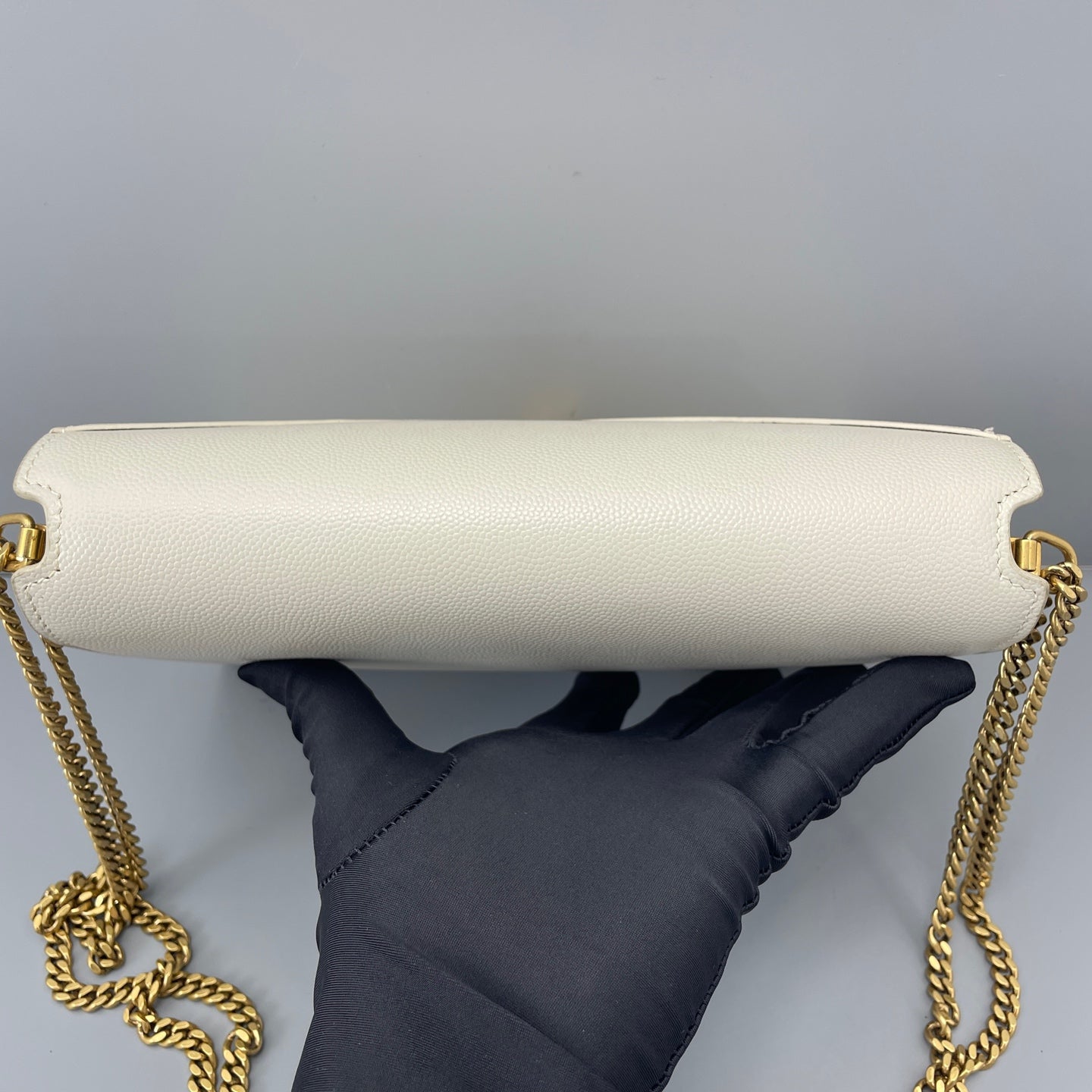 Saint Laurent - Cassandra - Leather - Beige - (mini)