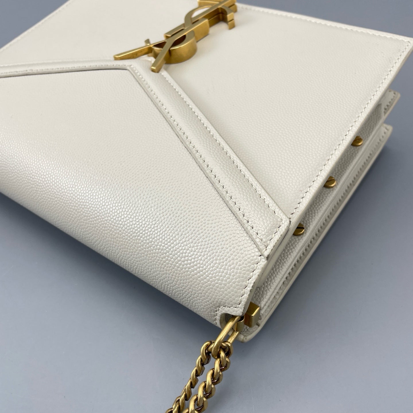 Saint Laurent - Cassandra - Leather - Beige - (mini)