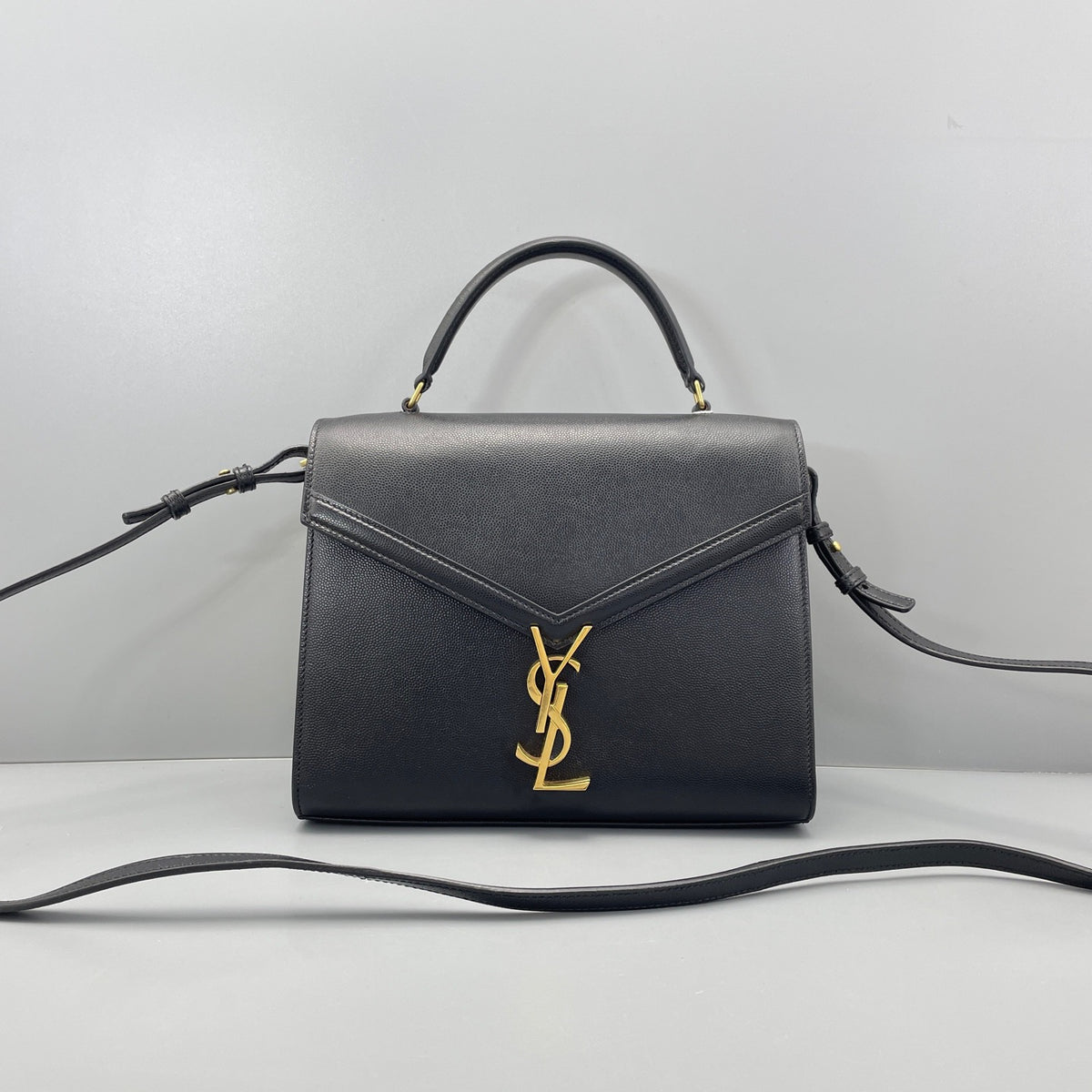 Saint Laurent - Cassandra - Leather - Black