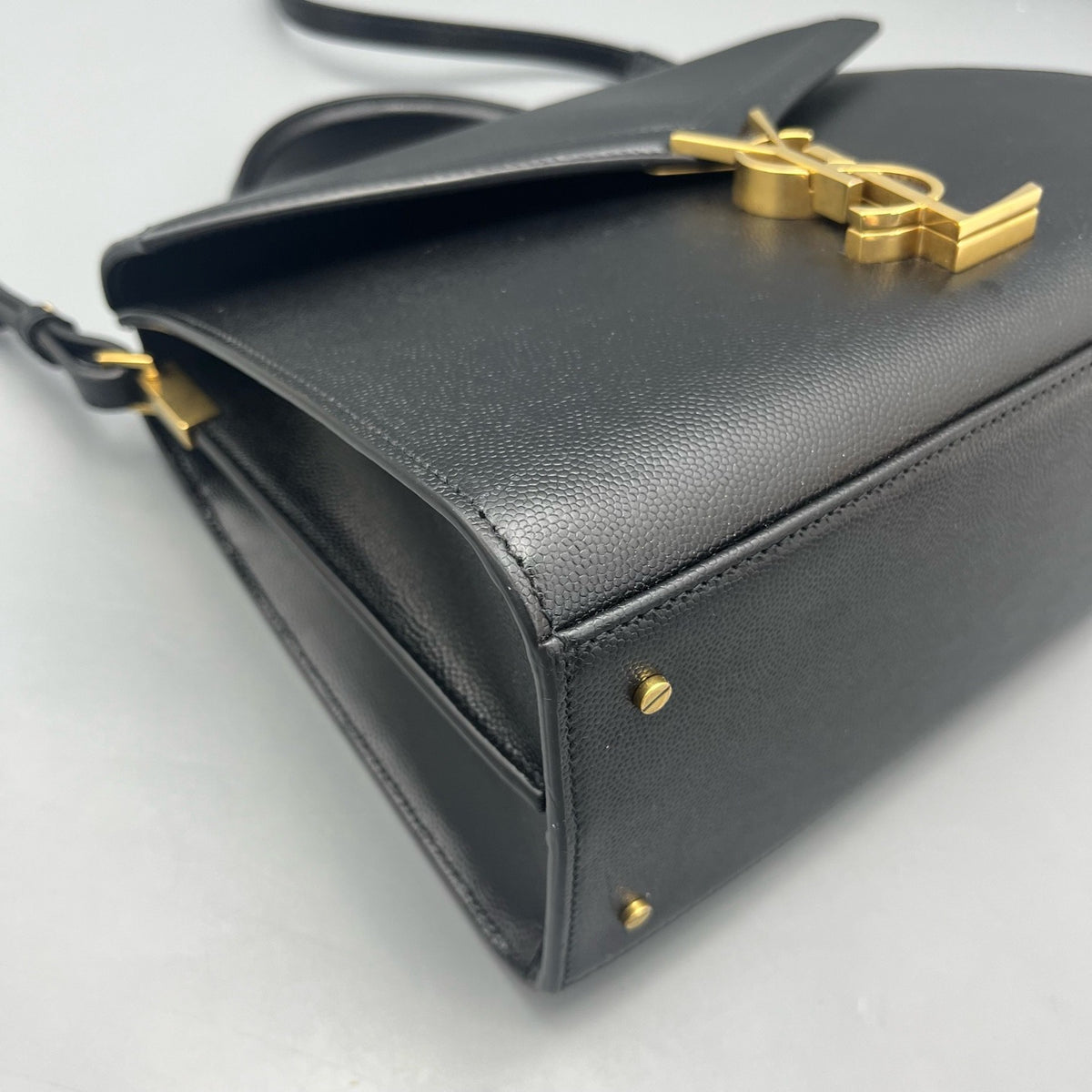 Saint Laurent - Cassandra - Leather - Black