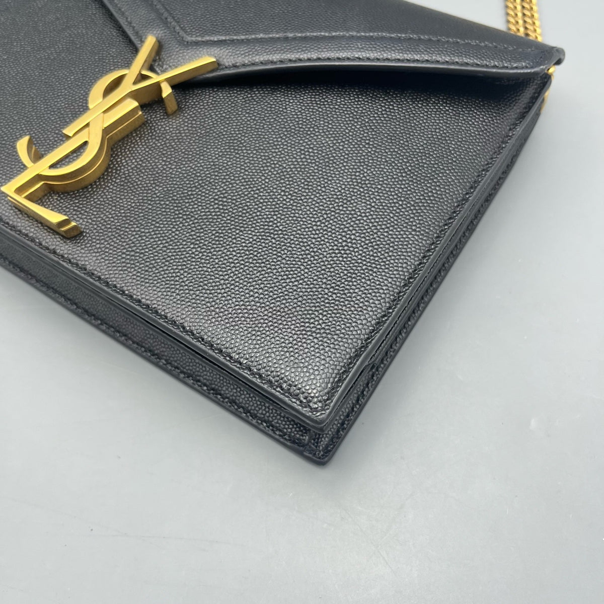 Saint Laurent - Cassandra - Leather - Black