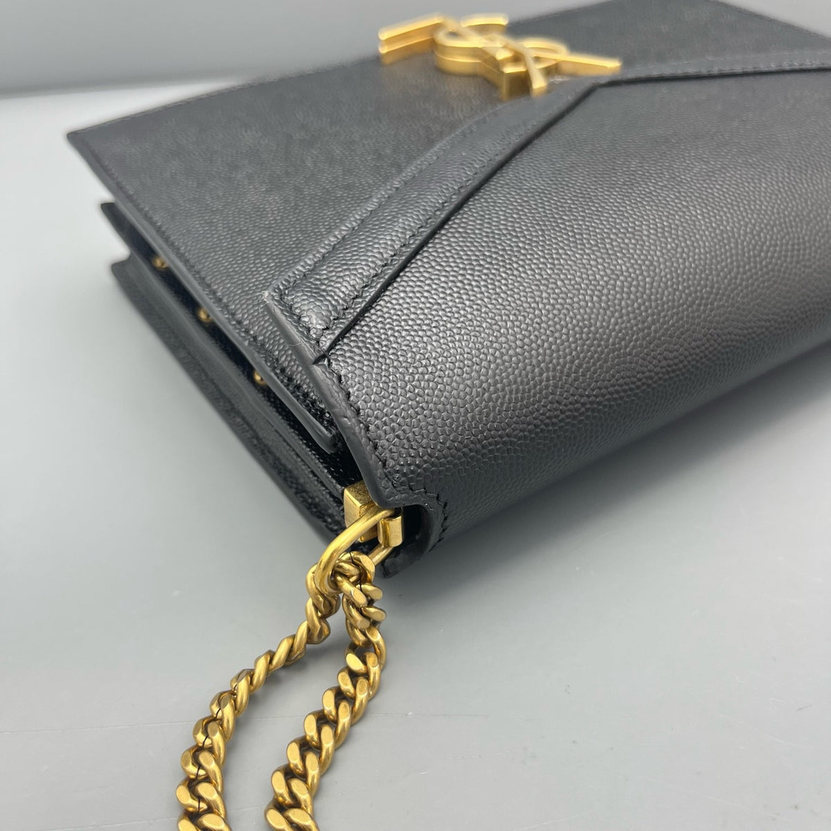Saint Laurent - Cassandra - Leather - Black