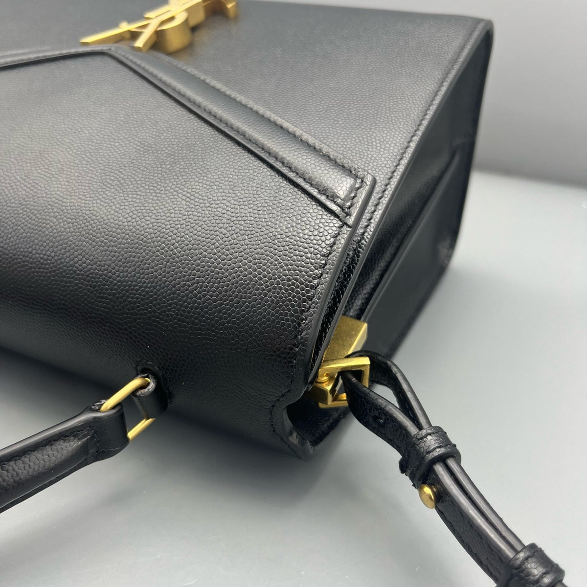 Saint Laurent - Cassandra - Leather - Black