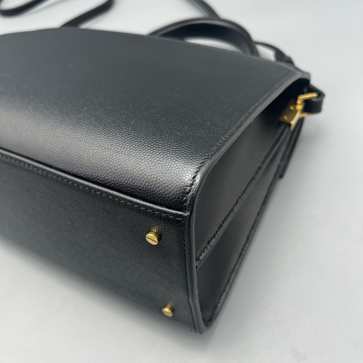 Saint Laurent - Cassandra - Leather - Black