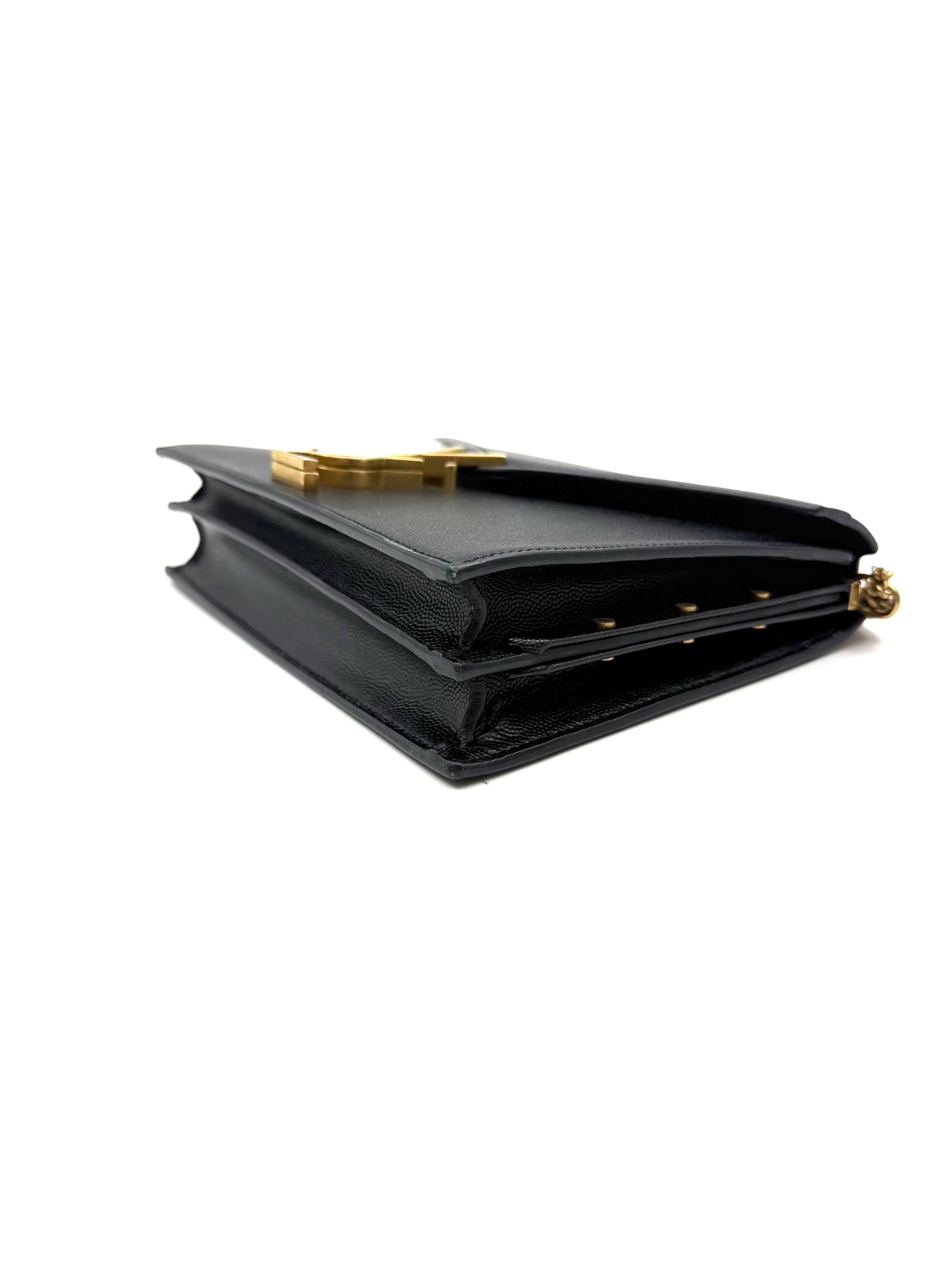 Saint Laurent - Cassandra - Leather - Black - (mini)