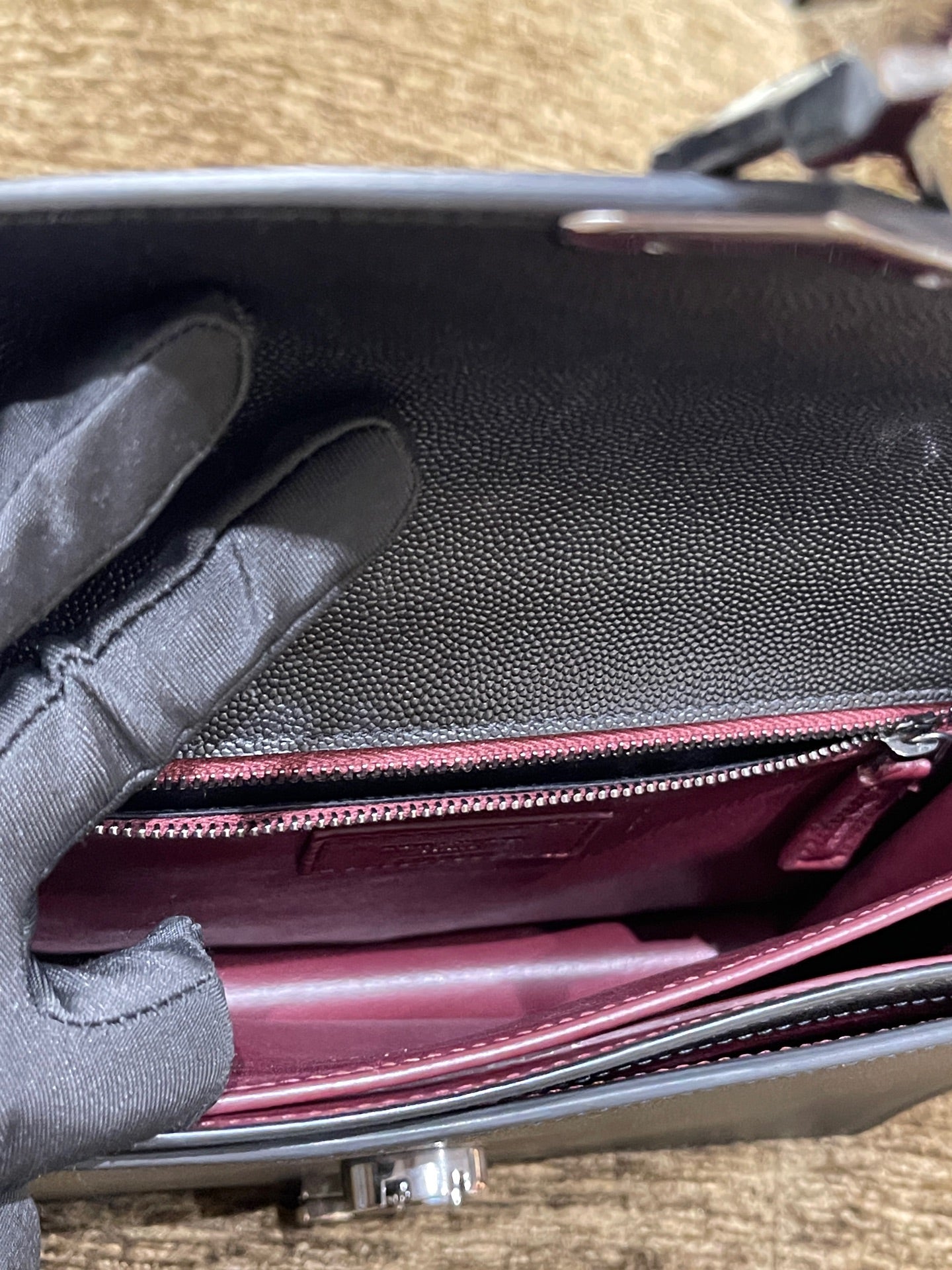 Saint Laurent - Cassandra - Leather - Black - (mini)