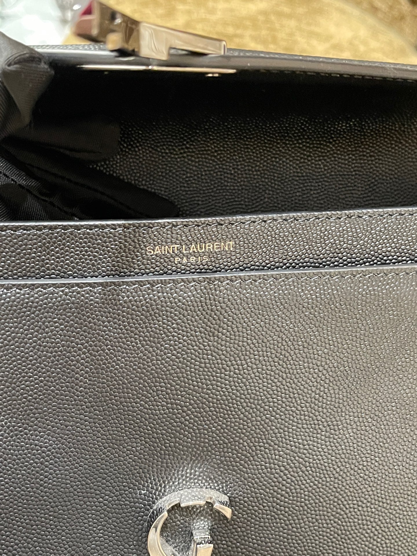Saint Laurent - Cassandra - Leather - Black - (mini)