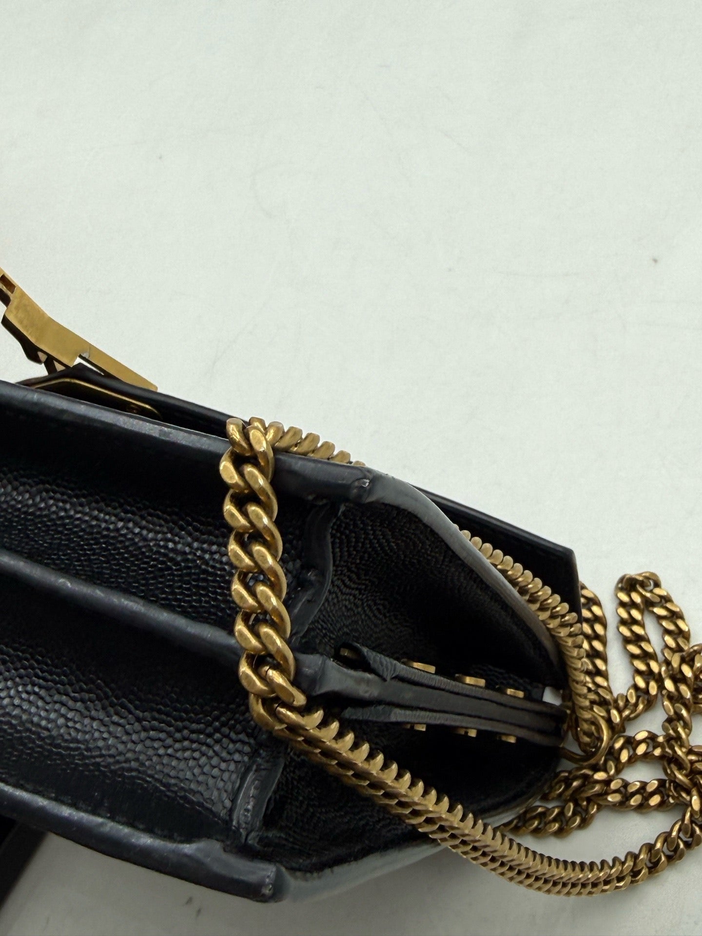 Saint Laurent - Cassandra - Leather - Black - (mini)