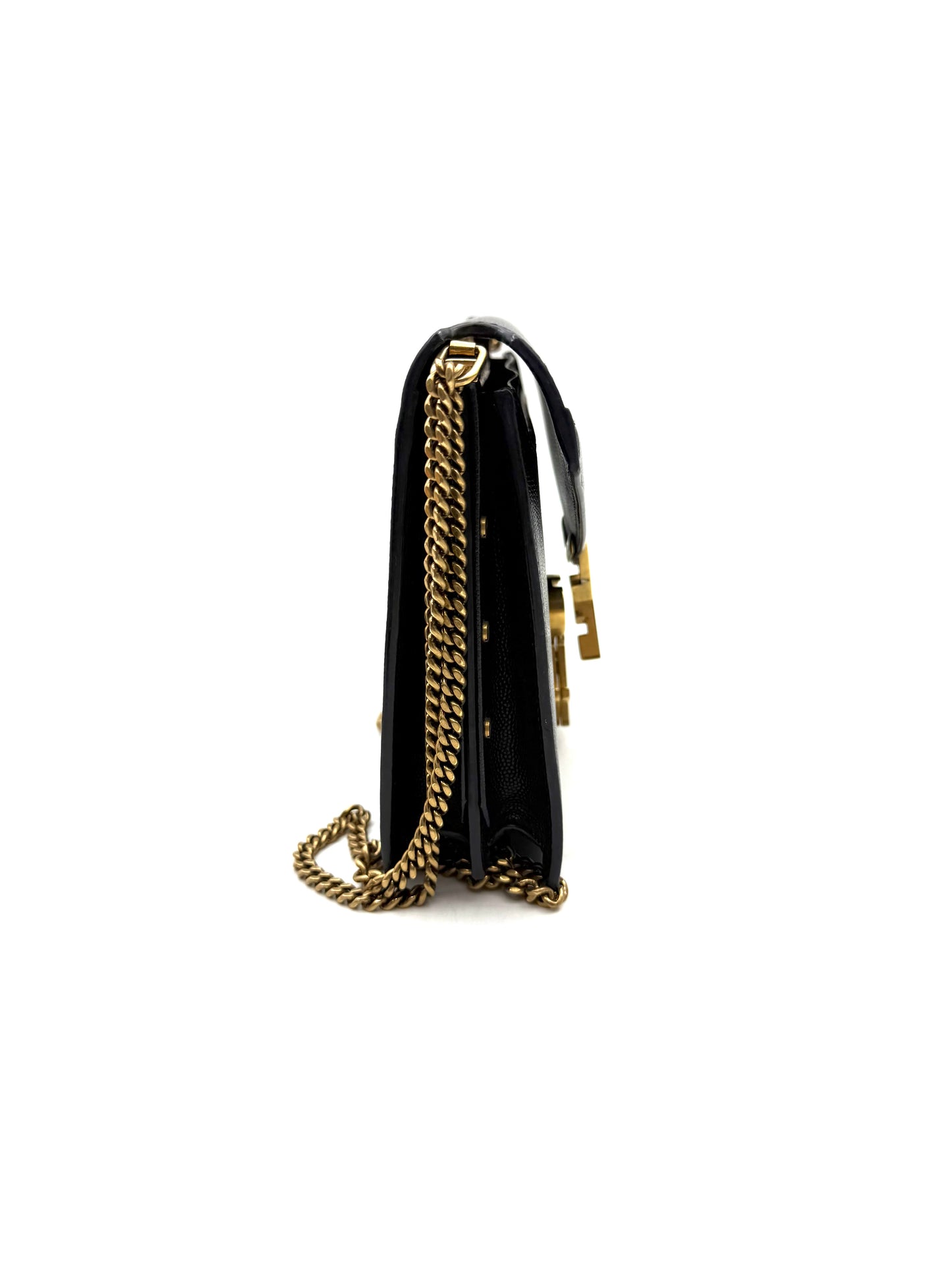 Saint Laurent - Cassandra - Leather - Black - (mini)