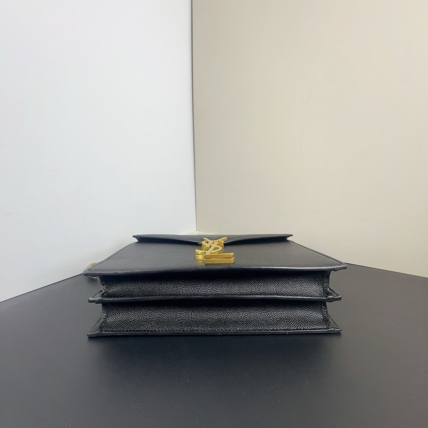 Saint Laurent - Cassandra - Leather - Black - (small)