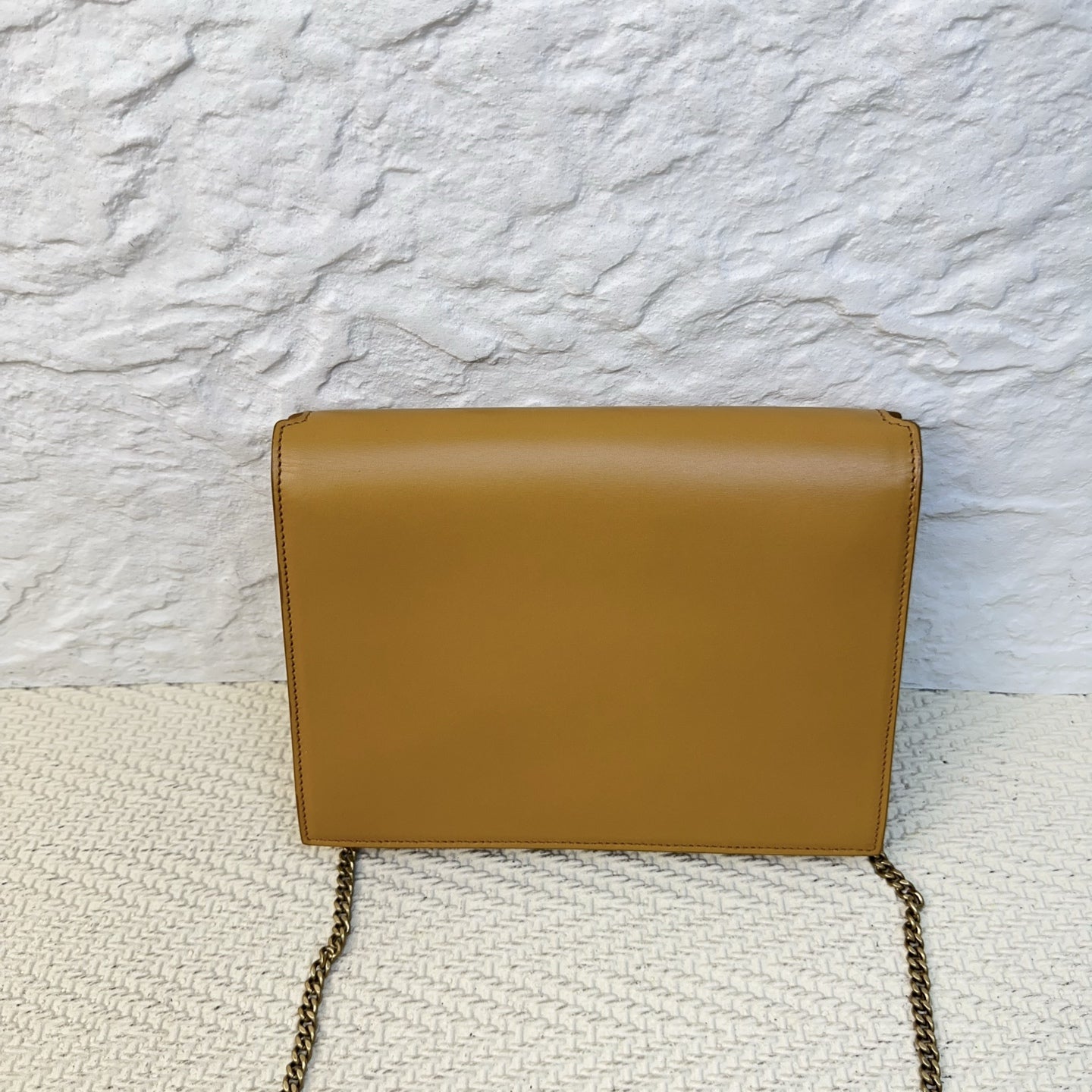 Saint Laurent - Cassandra - Leather - Camel - (Medium)