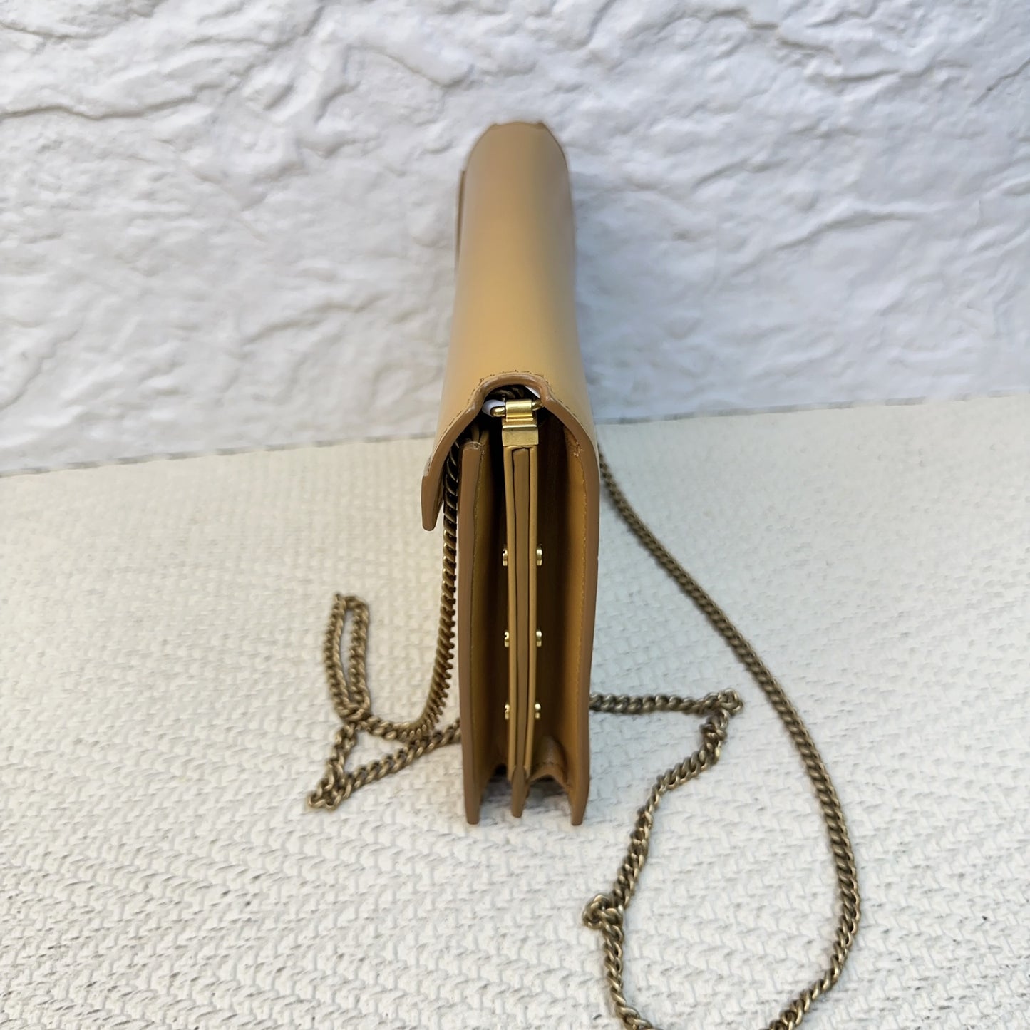 Saint Laurent - Cassandra - Leather - Camel - (Medium)