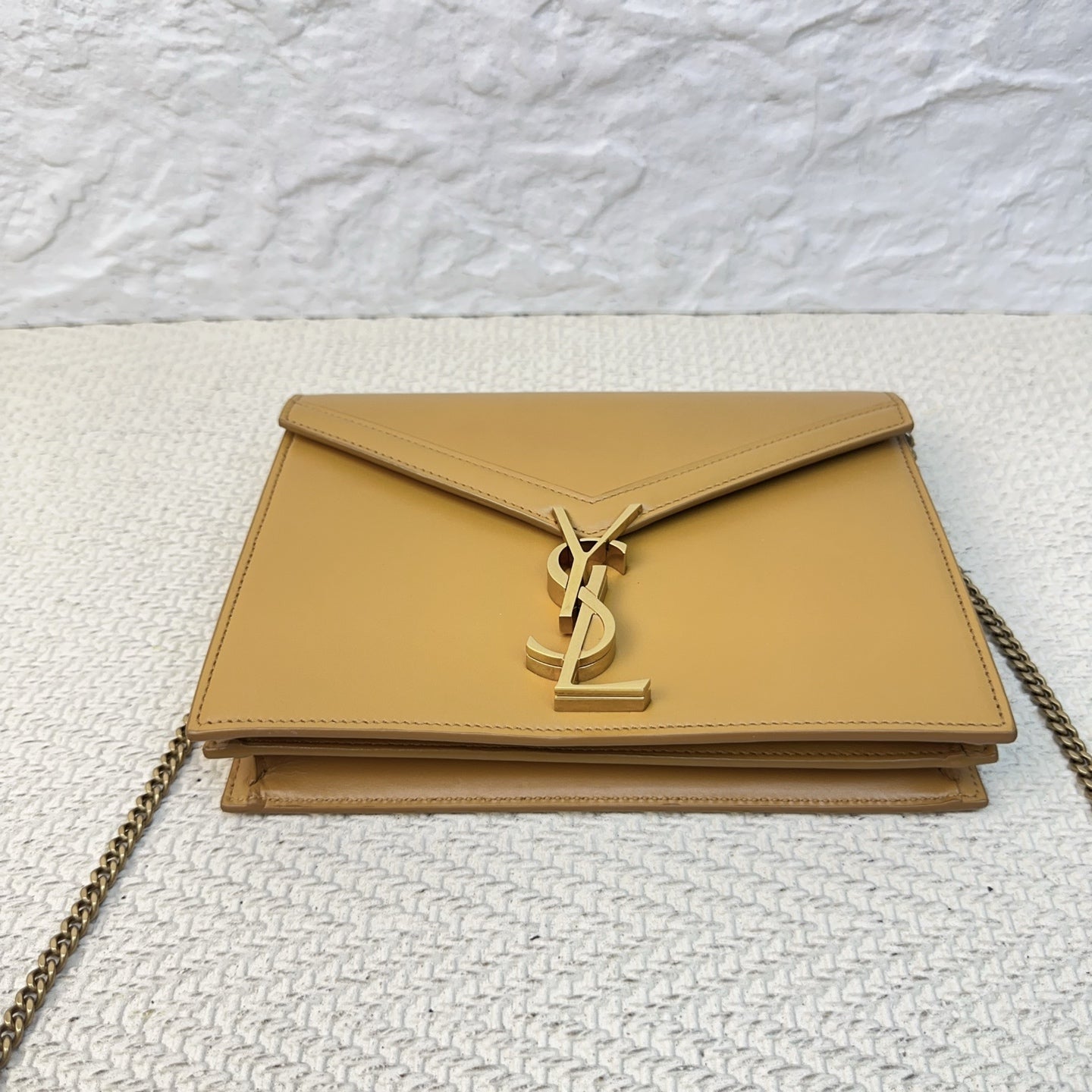 Saint Laurent - Cassandra - Leather - Camel - (Medium)