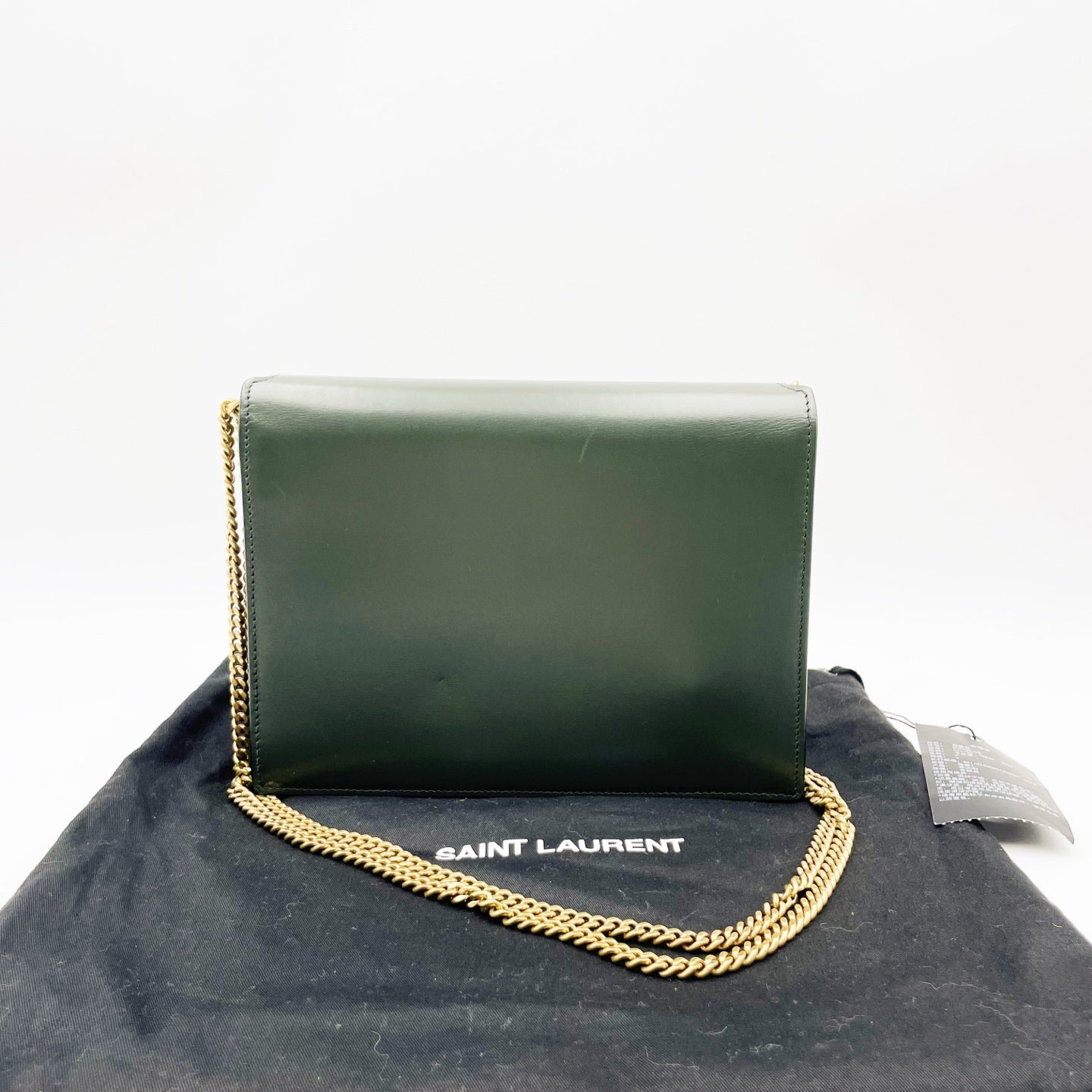 Saint Laurent - Cassandra - Leather - Green - (small)