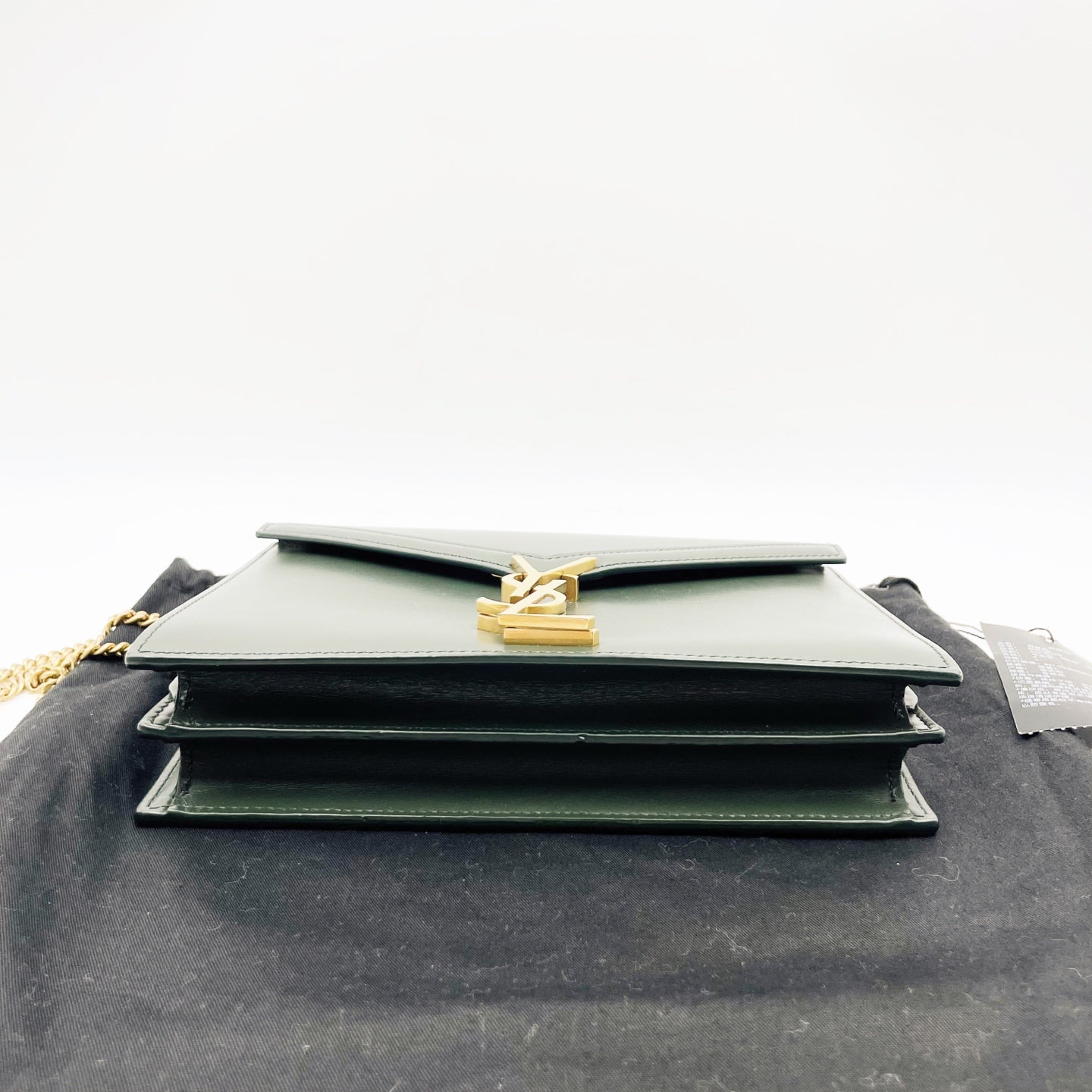 Saint Laurent - Cassandra - Leather - Green - (small)