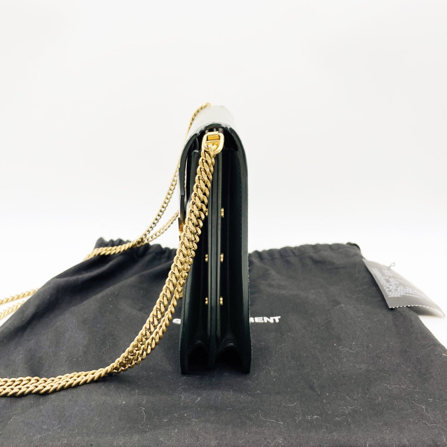 Saint Laurent - Cassandra - Leather - Green - (small)
