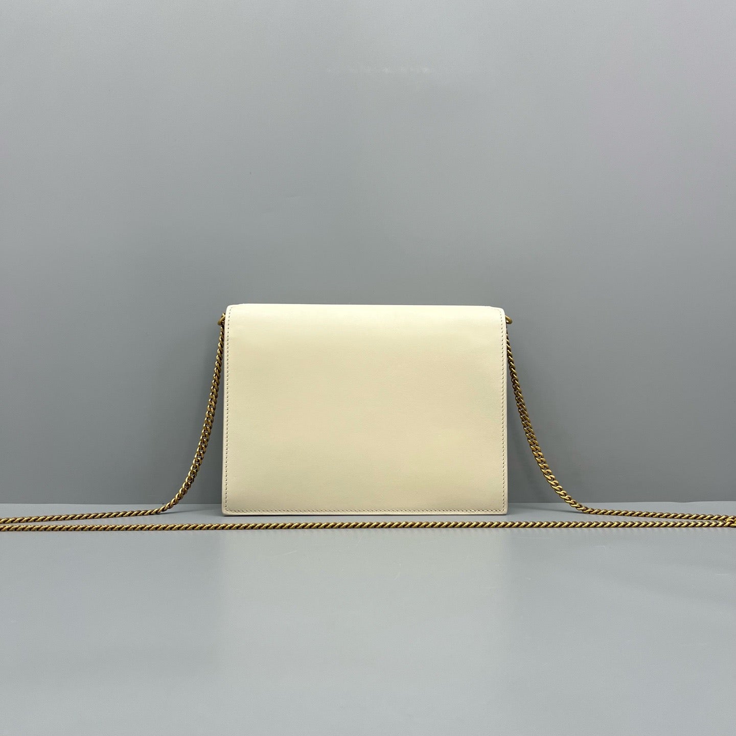 Saint Laurent - Cassandra - Leather - White - (small)