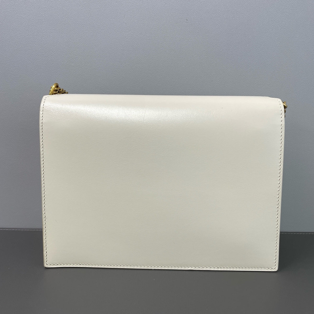 Saint Laurent - Cassandra - Leather - White - (small)