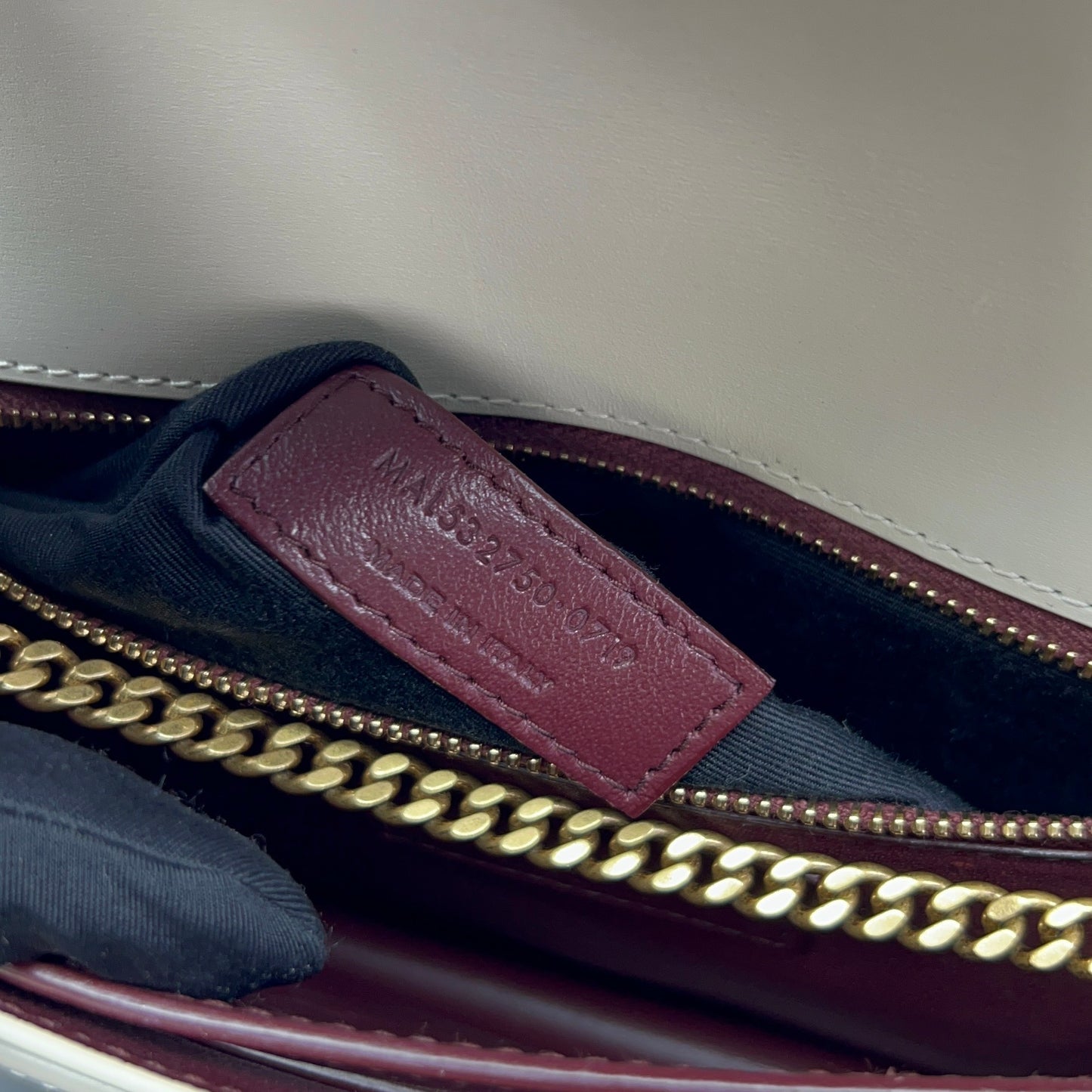 Saint Laurent - Cassandra - Leather - White - (small)