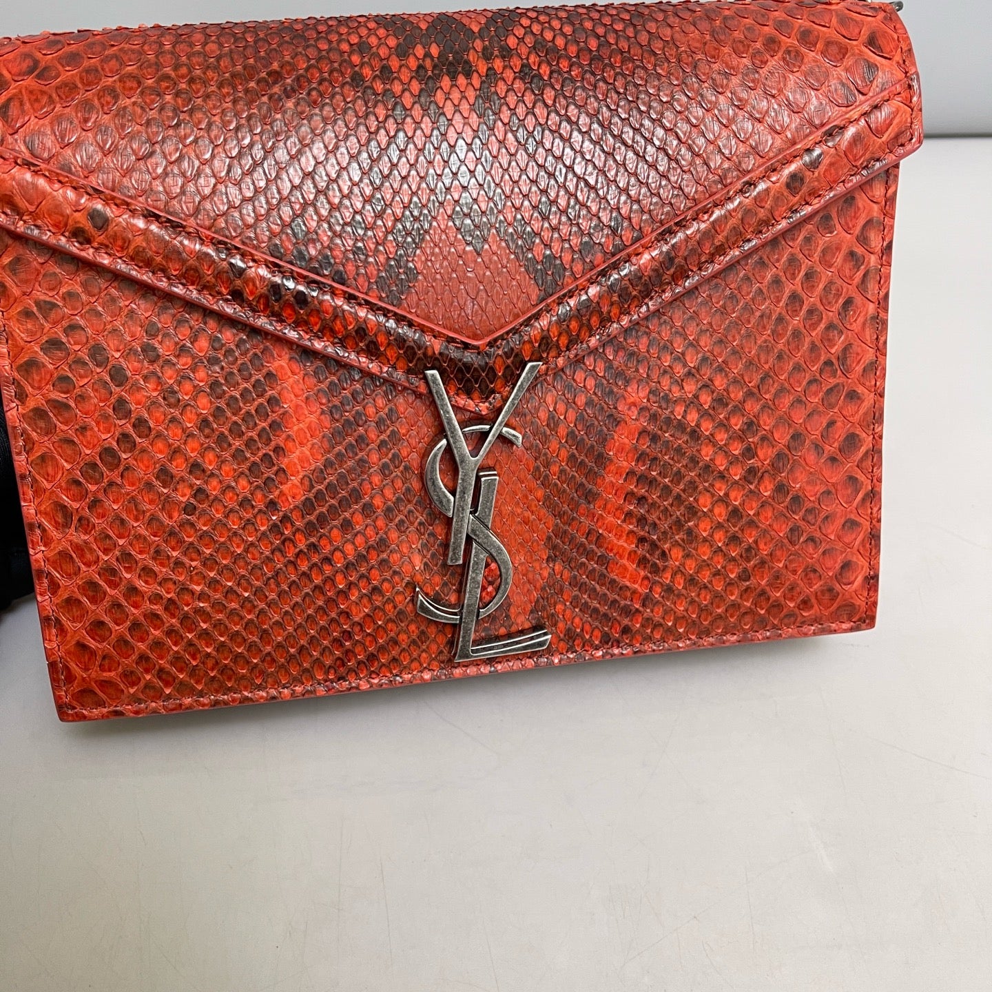 Saint Laurent - Cassandra - Python - Red - (small)
