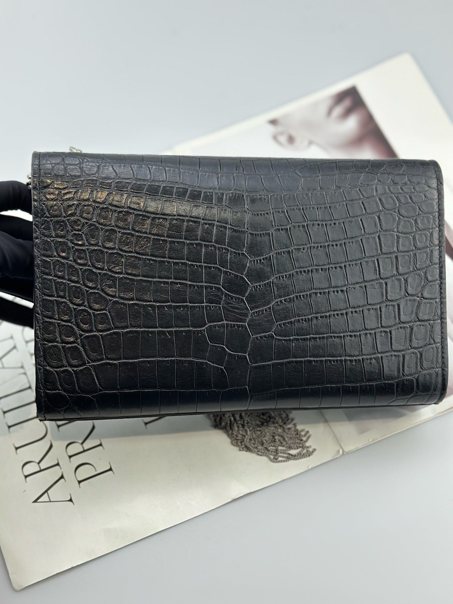 Saint Laurent - Cassandra Tassel Bag - Leather - Black - (small)