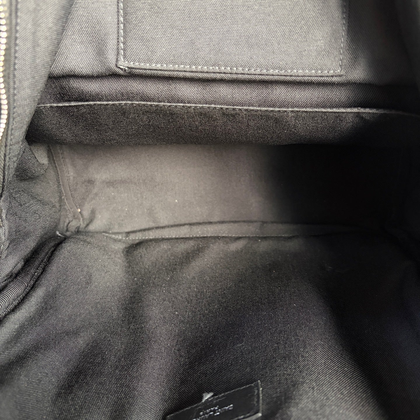 Saint Laurent - City Backpack - Canvas with leather trim - Black - (Large)