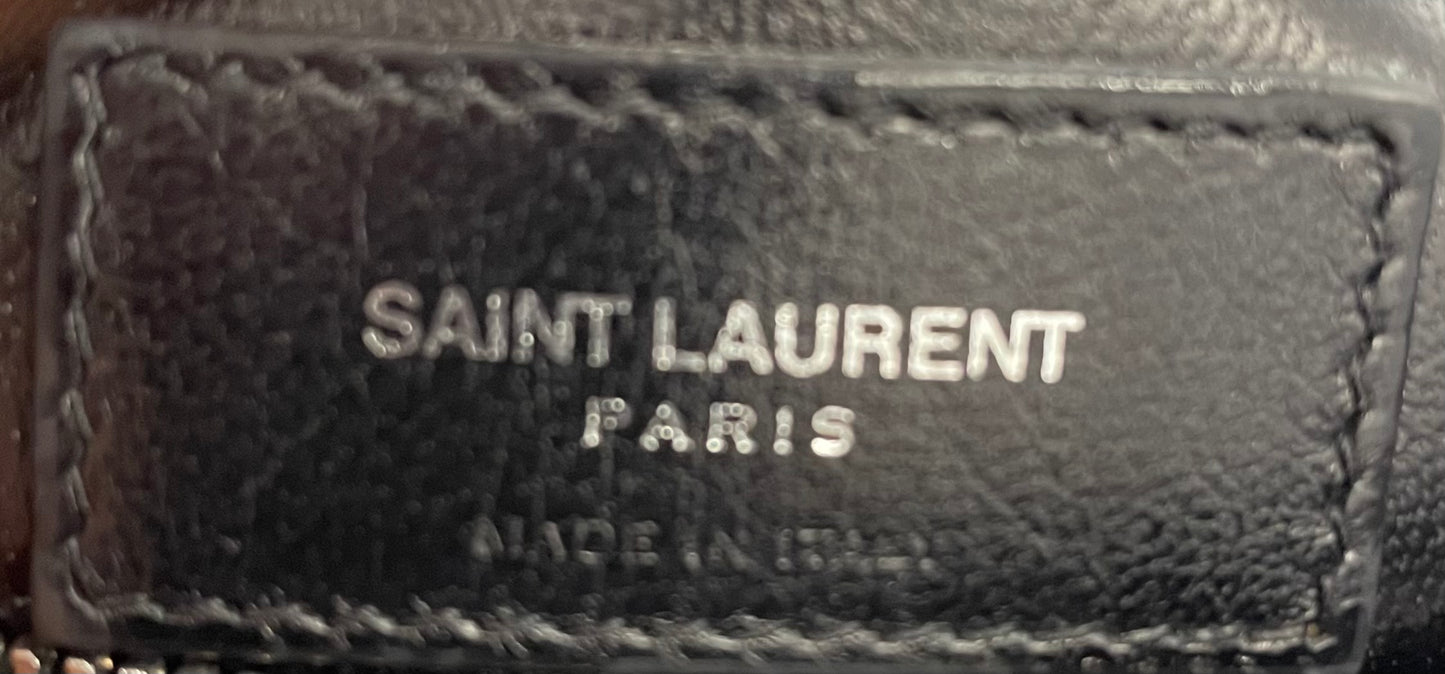 Saint Laurent - College - Leather - Black