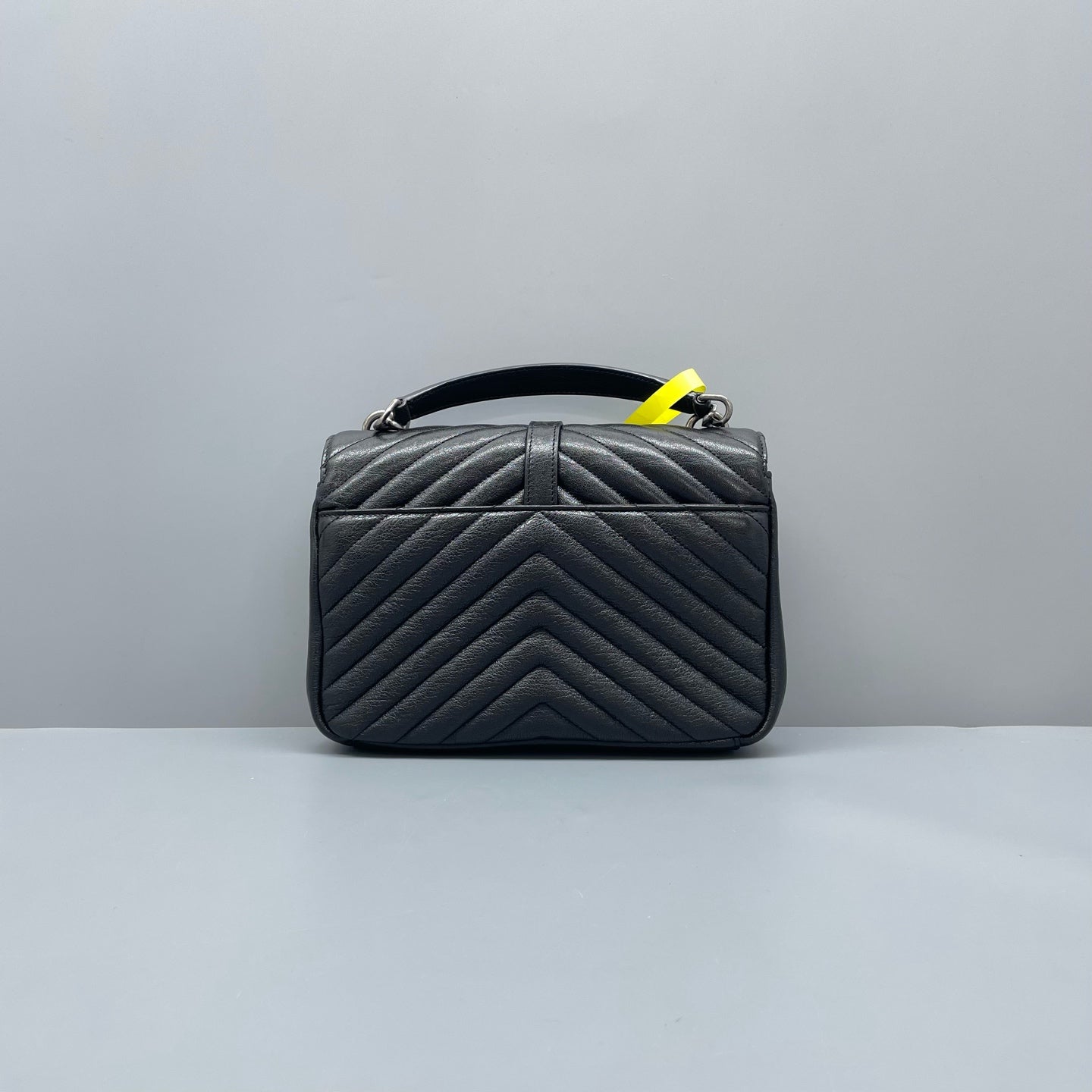 Saint Laurent - Collège - Grained leather - Black - (medium)