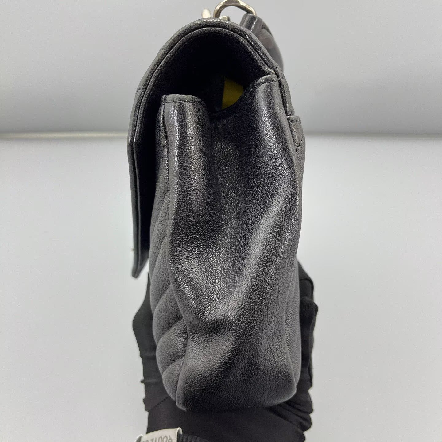 Saint Laurent - Collège - Grained leather - Black with Silver-Tone Hardware - (medium)