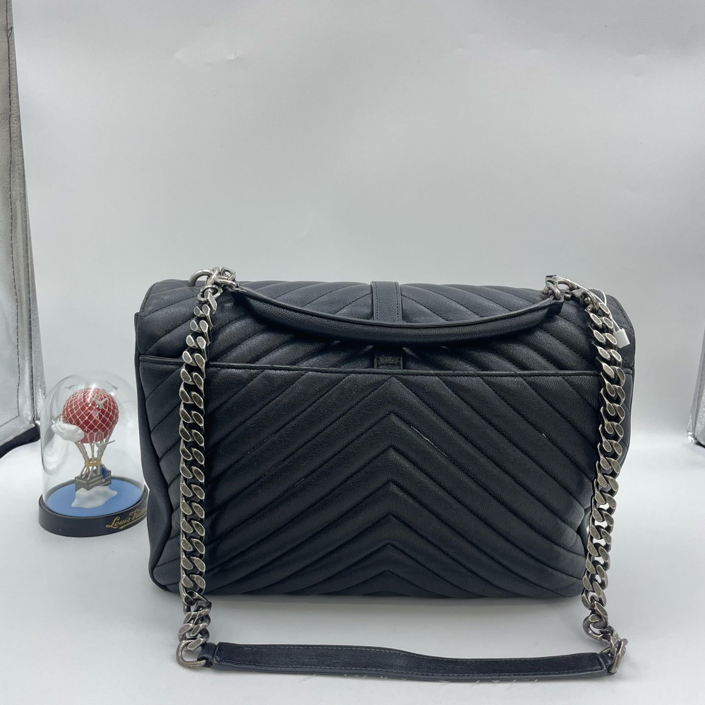 Saint Laurent - College - Leather - Black - (large)
