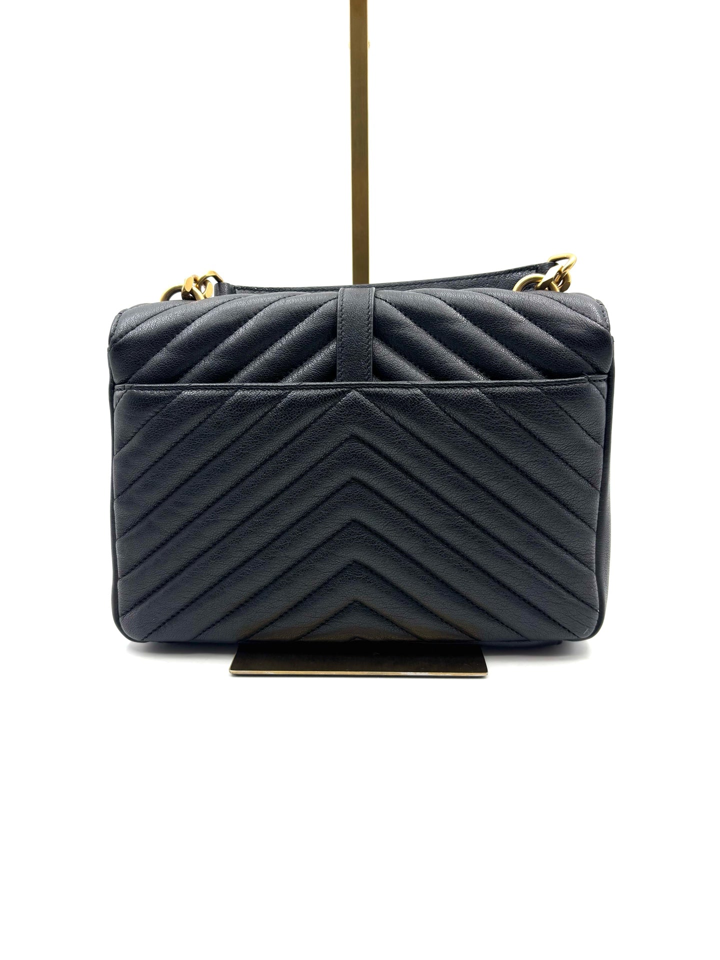 Saint Laurent - College - Leather - Black - (Medium)