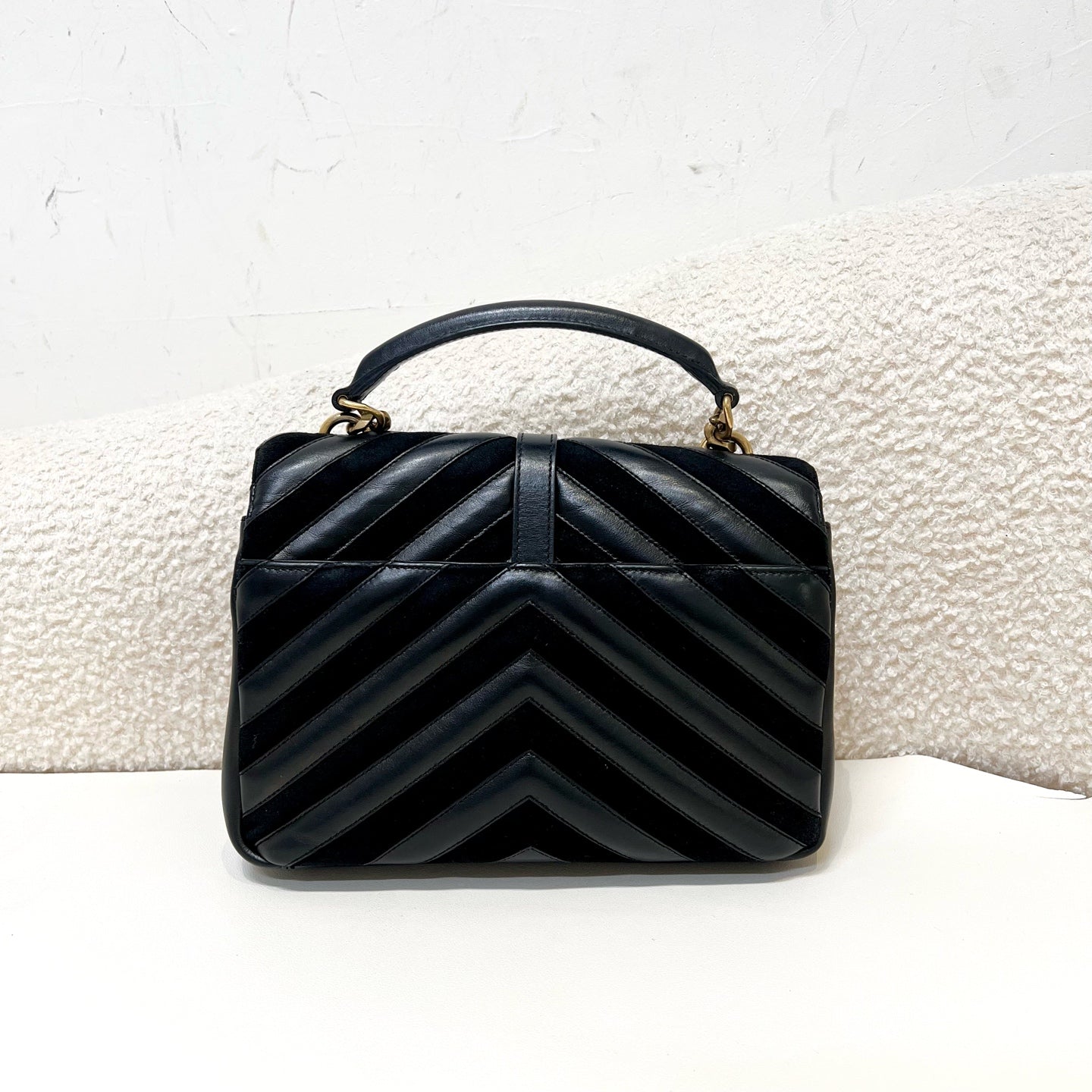 Saint Laurent - College - Leather - Black - (medium)
