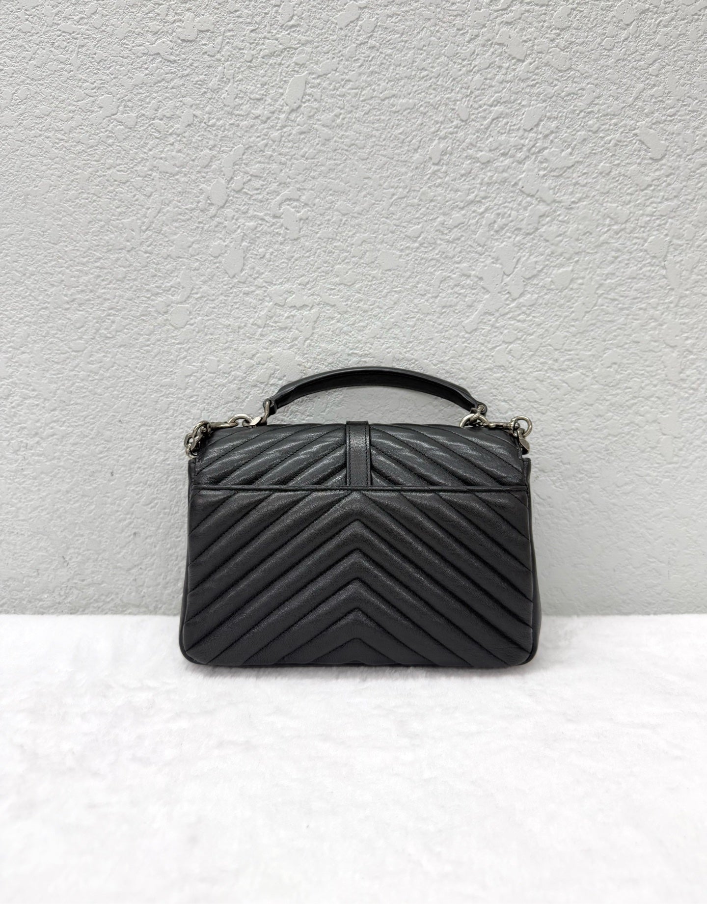 Saint Laurent - College - Leather - Black - (medium)