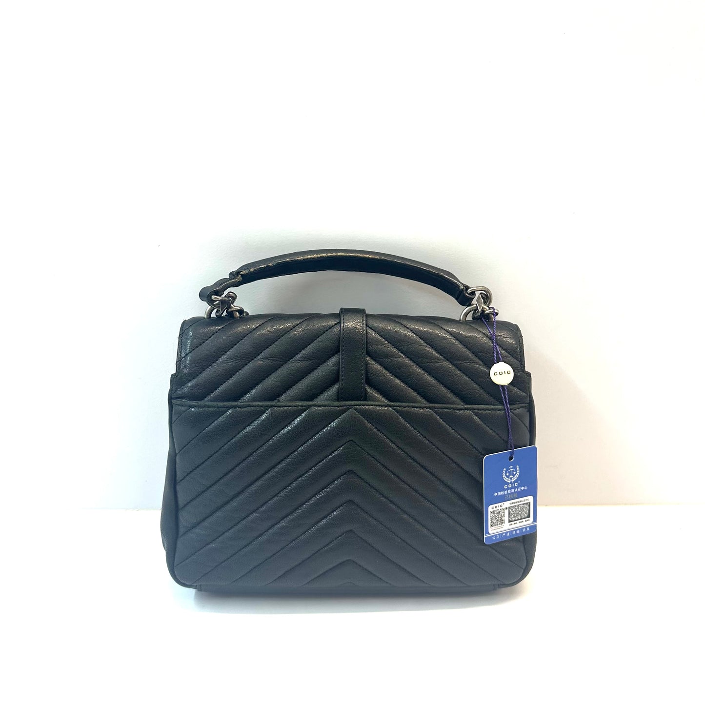 Saint Laurent - College - Leather - Black - (medium)
