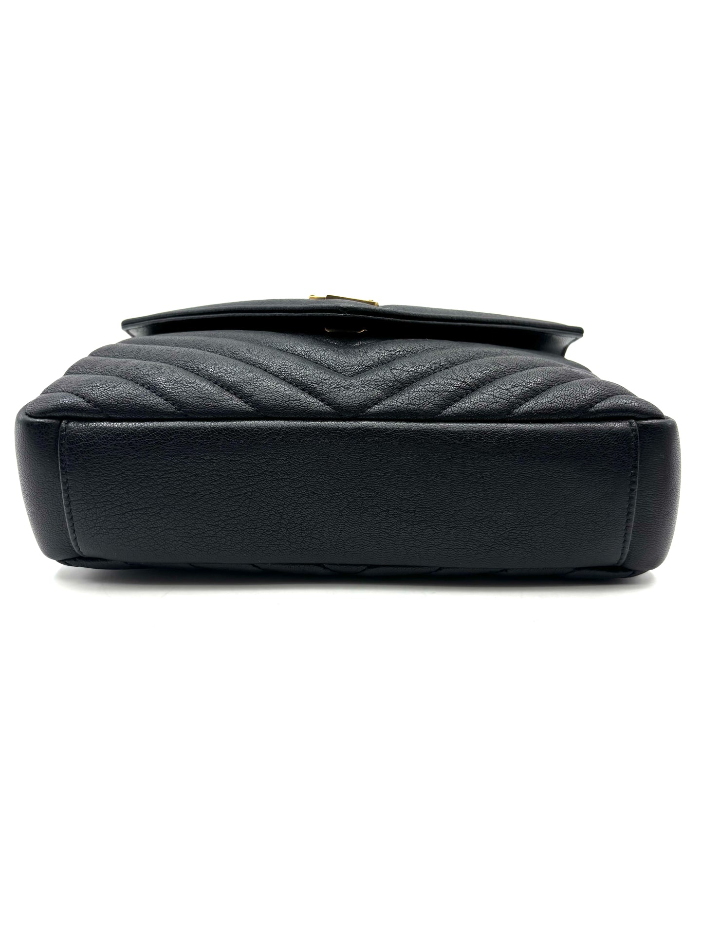 Saint Laurent - College - Leather - Black - (Medium)