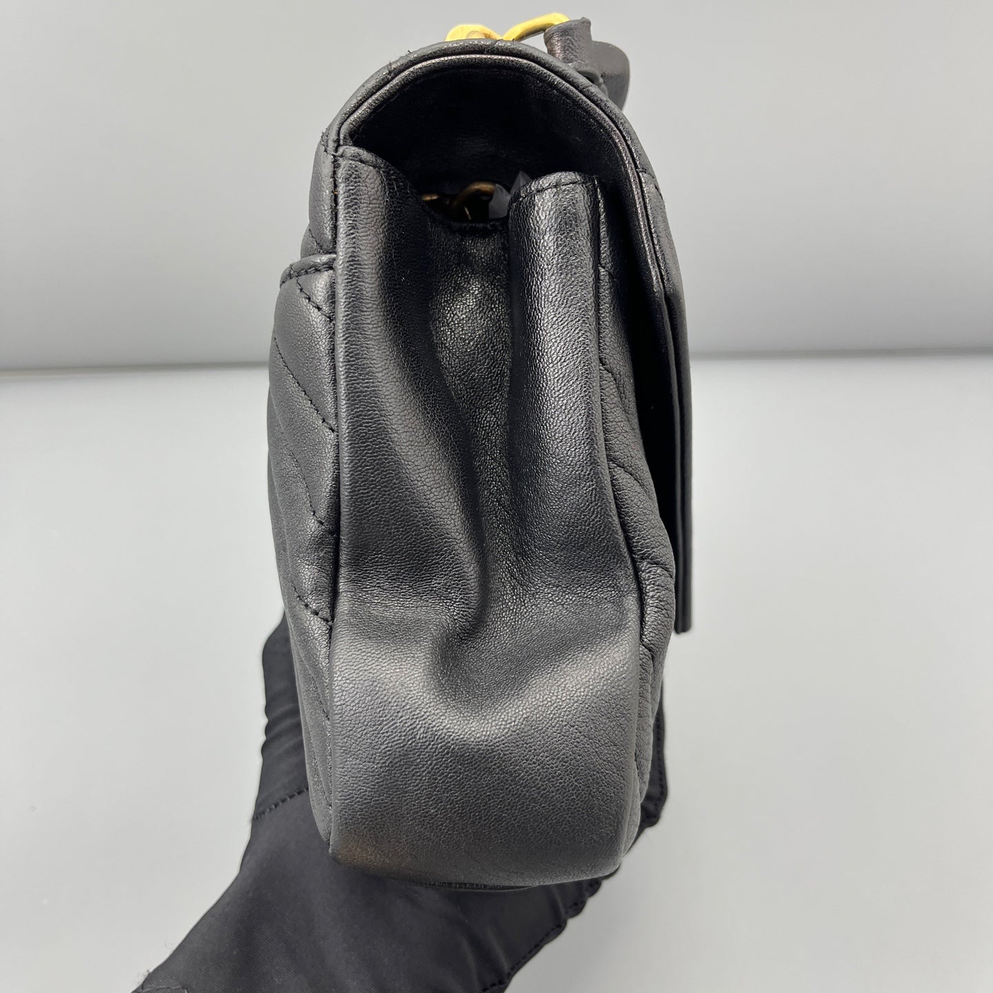 Saint Laurent - College - Leather - Black - (medium)