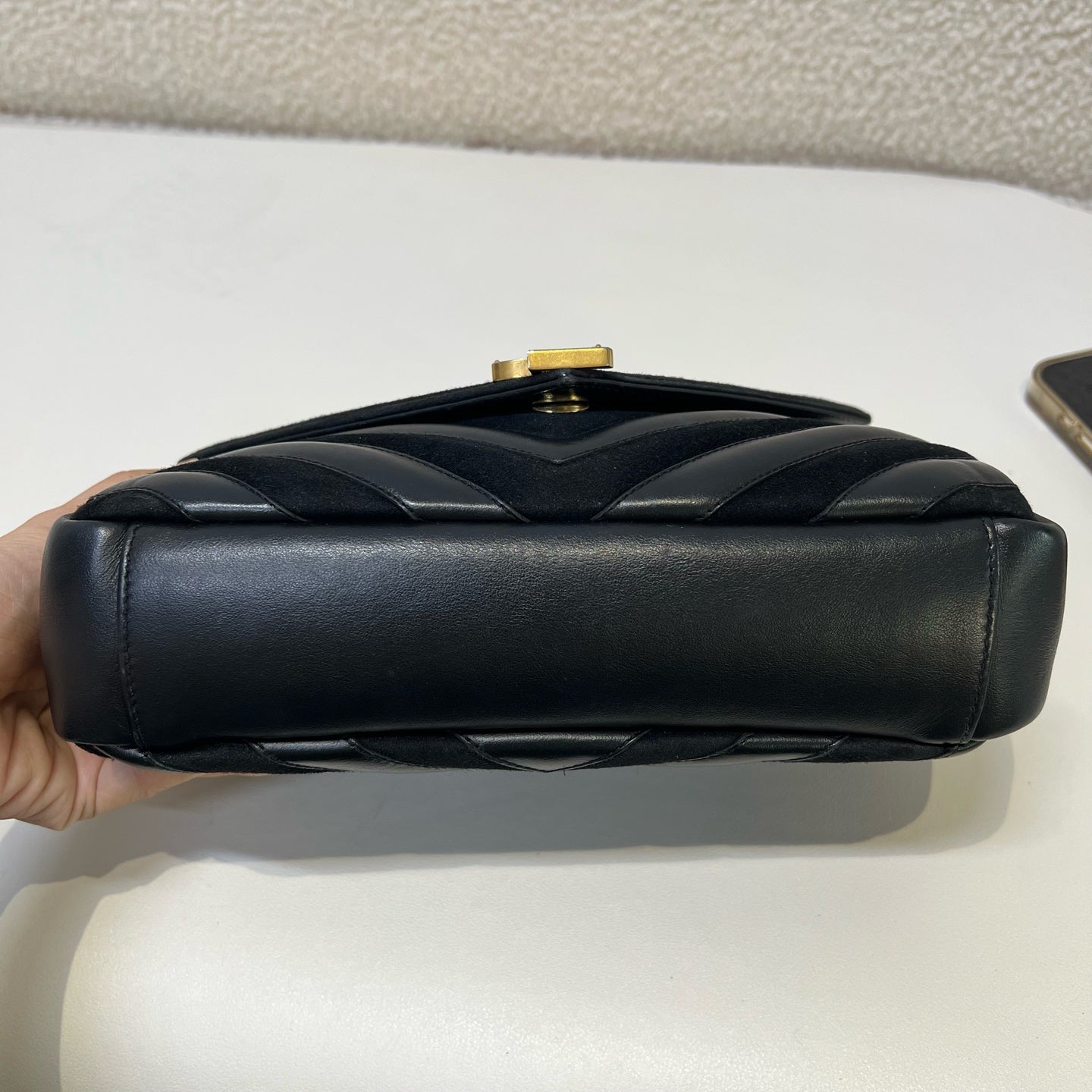 Saint Laurent - College - Leather - Black - (medium)