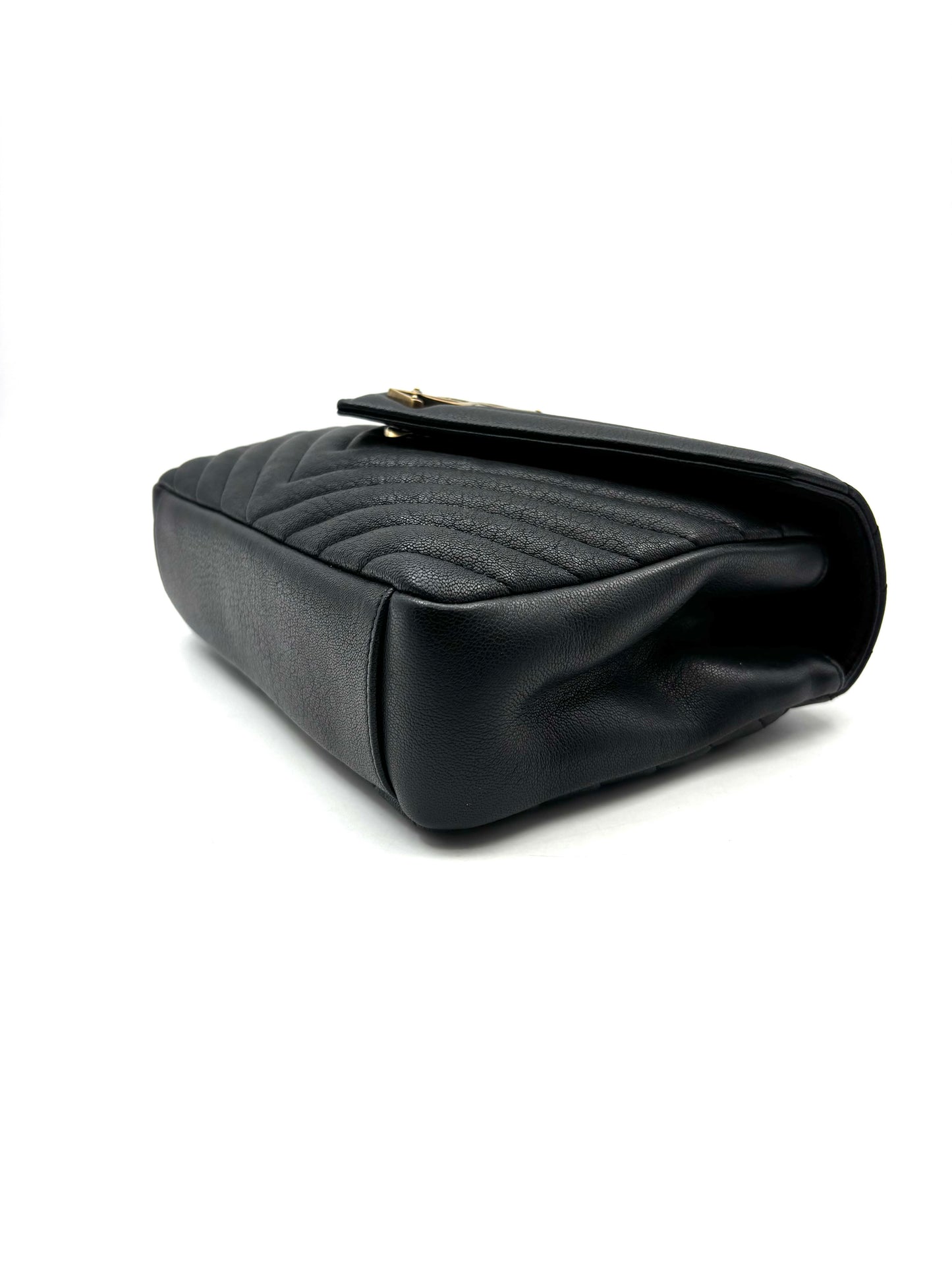 Saint Laurent - College - Leather - Black - (Medium)